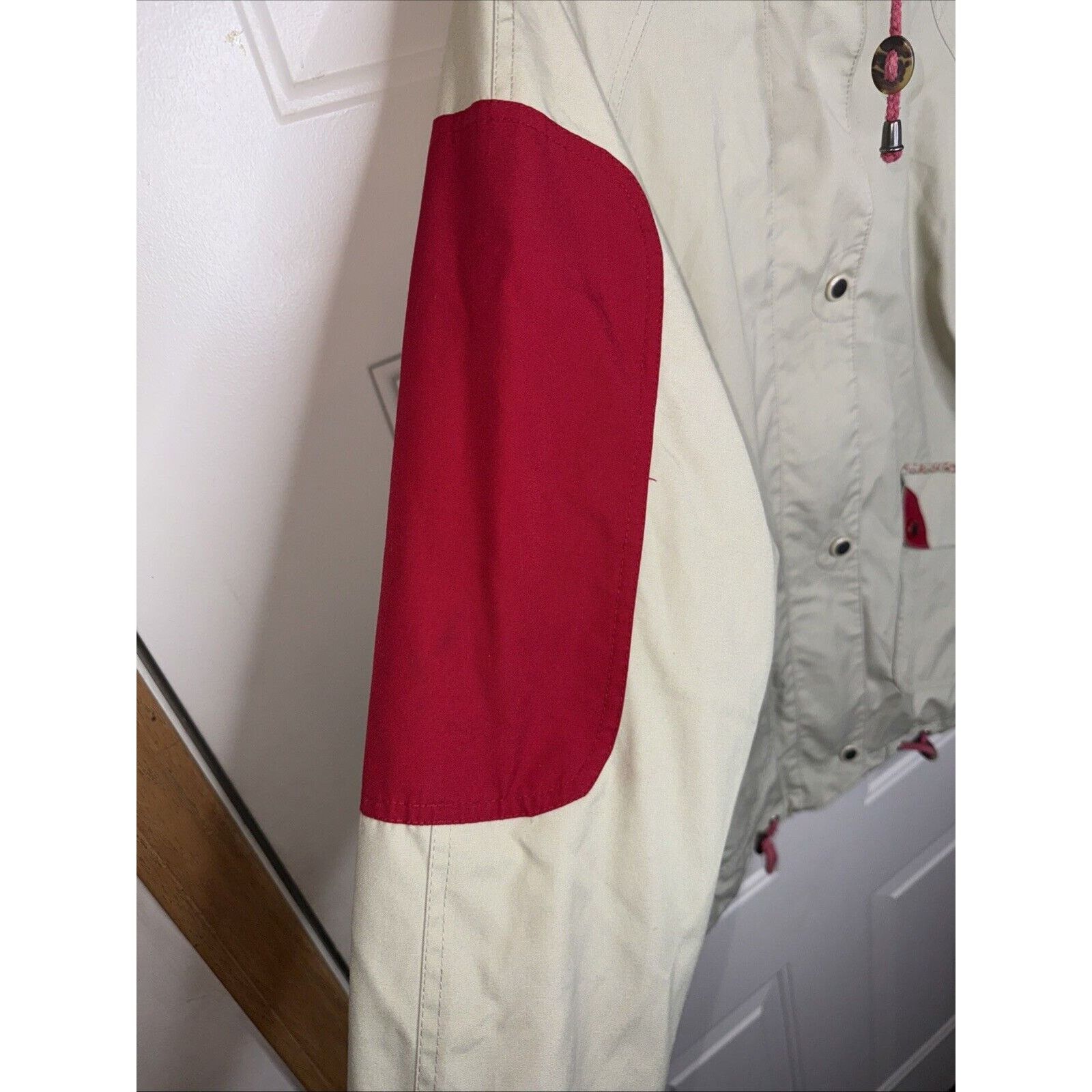 1 Madison 1 Madison Parka Jacket Coat Womens Large Beige Windbreaker Size L / US 10 / IT 46 - 4 Thumbnail