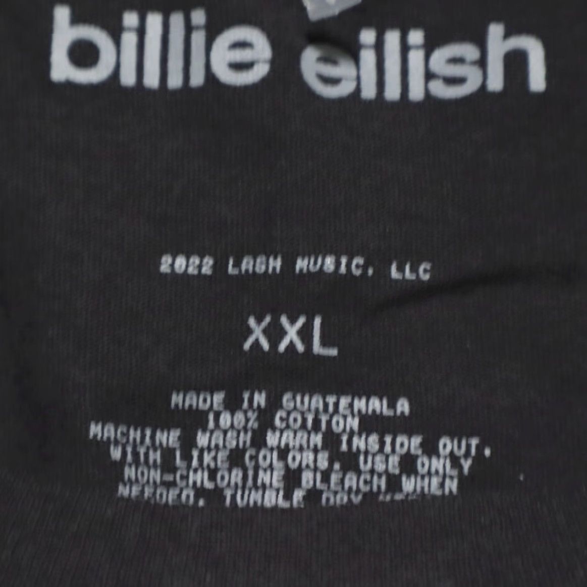 Vintage Billie Eilish Happier Than Ever Solid T-Shirt Black Women's 2XL Size XXL / US 16-18 / IT 52-54 - 5 Thumbnail