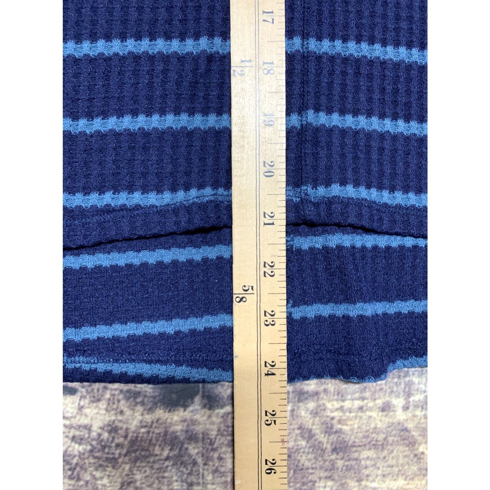 CO Arizona Jeans Co Pullover Top Woman’s XL Blue Strip Knit Sweater Size XL / US 12-14 / IT 48-50 - 6 Thumbnail