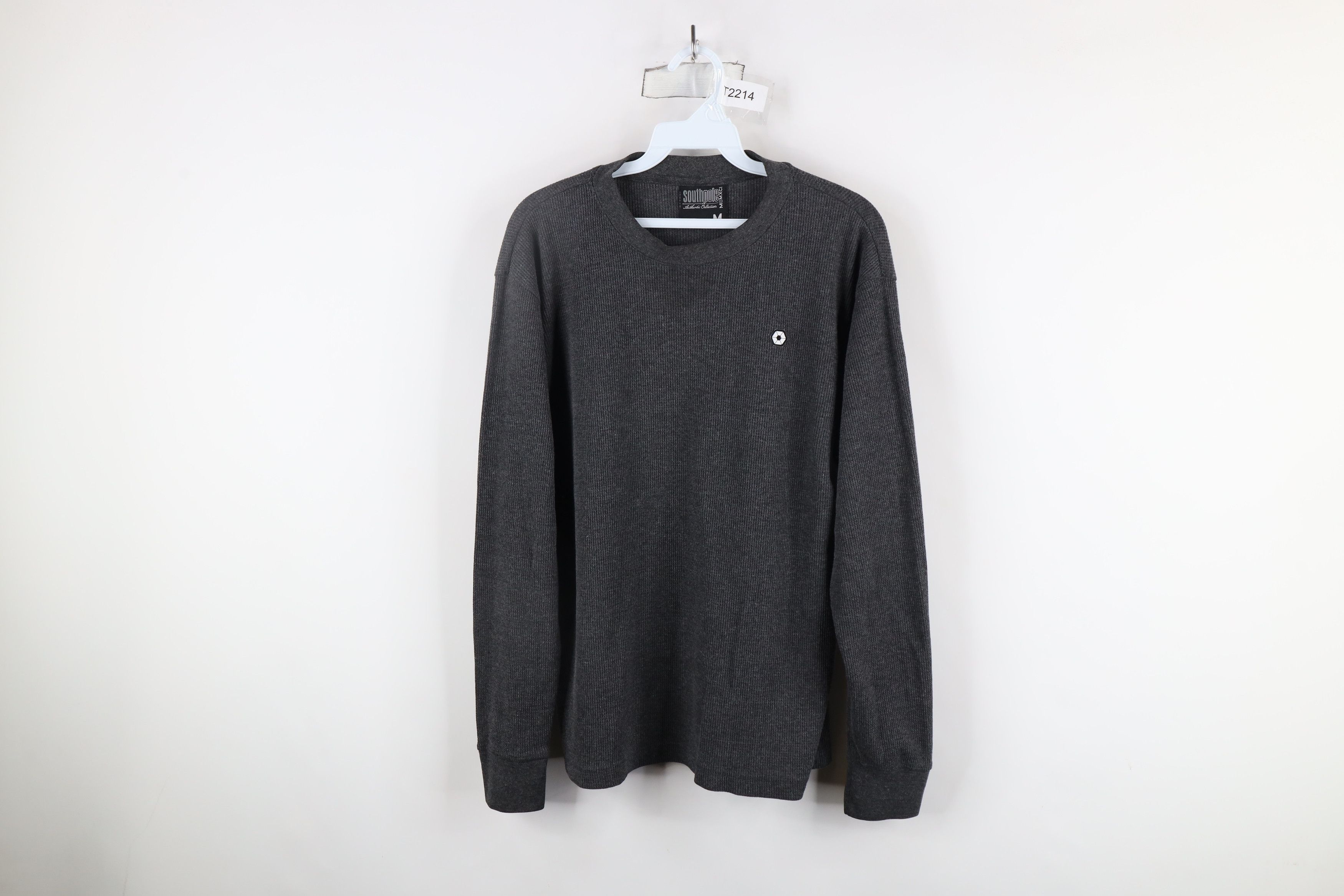 Southpole × Vintage Vintage Southpole Waffle Knit Long Sleeve T-Shirt Gray Size US M / EU 48-50 / 2 - 1 Thumbnail