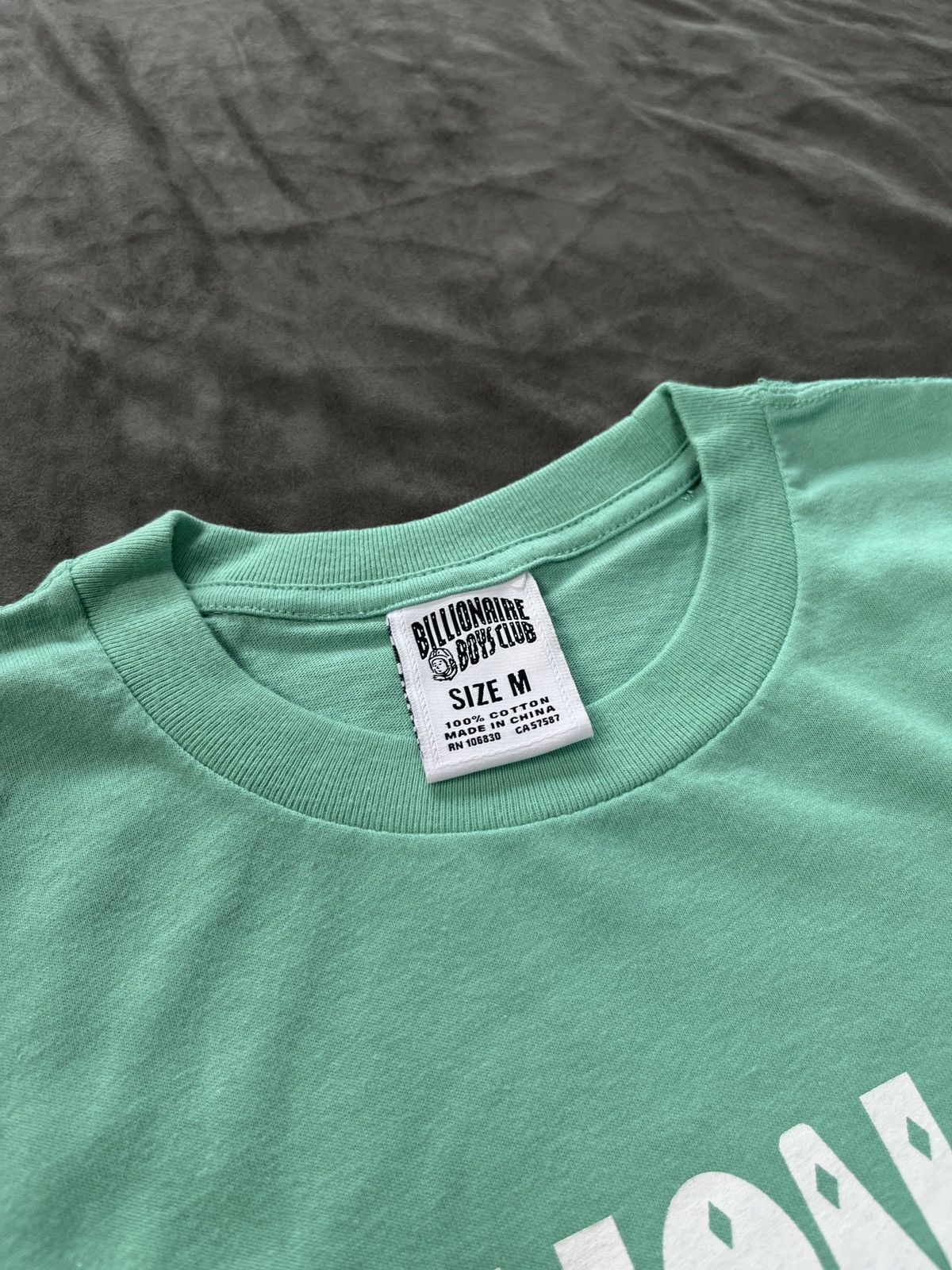 Billionaire Boys Club Rare Billionaire Boys Club BBC White Straight Logo Green Tee Size US M / EU 48-50 / 2 - 3 Thumbnail