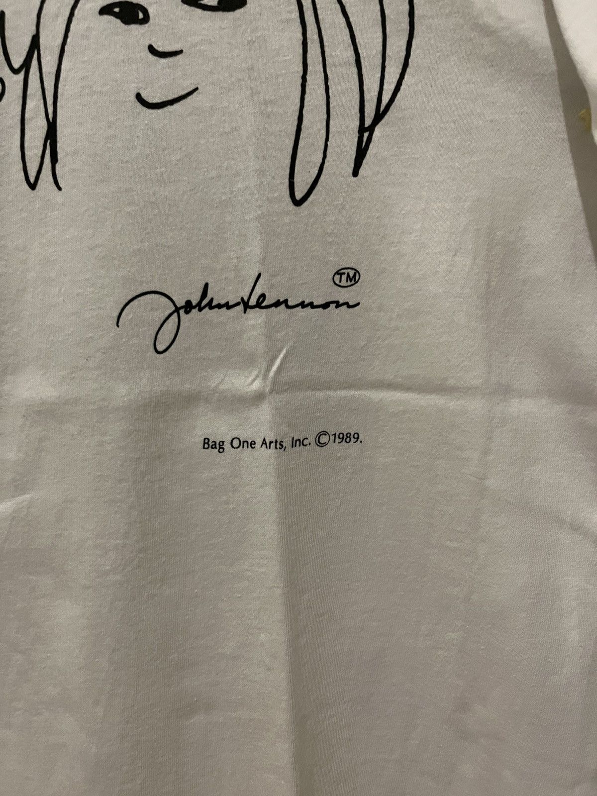 Vintage Vintage john lennon drawing 80s Size US M / EU 48-50 / 2 - 6 Thumbnail