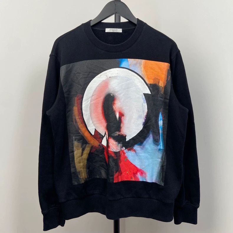 Givenchy Givenchy Oil Painting Hoodie M Size Size US M / EU 48-50 / 2 - 1 Thumbnail