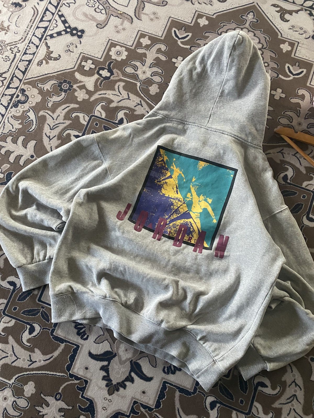 Nike VINTAGE NIKE AIR JORDAN BACKHIT HOODIE Size US M / EU 48-50 / 2 - 2 Thumbnail