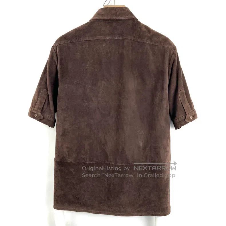 Fendi Fendi Dark brown FF embroidered suede short-sleeved coat Size US M / EU 48-50 / 2 - 2 Thumbnail