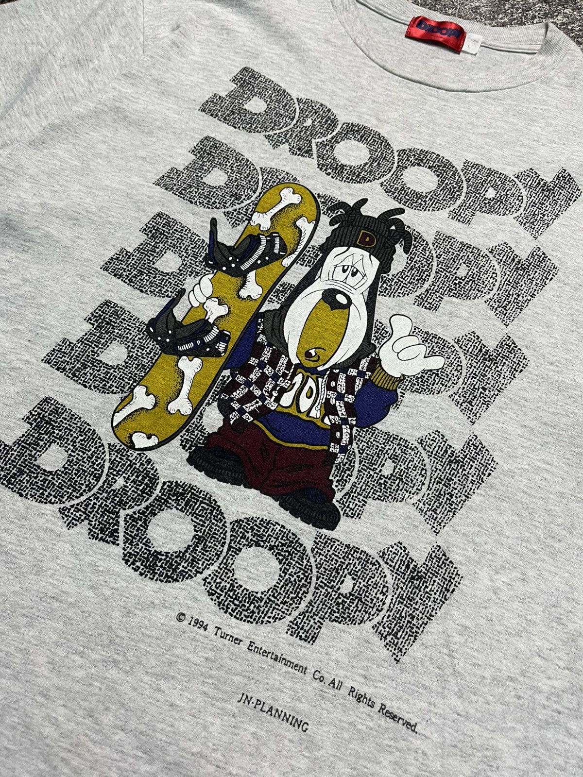 Vintage Vintage Droopy 1994 Grey T-Shirts Size US L / EU 52-54 / 3 - 2 Thumbnail