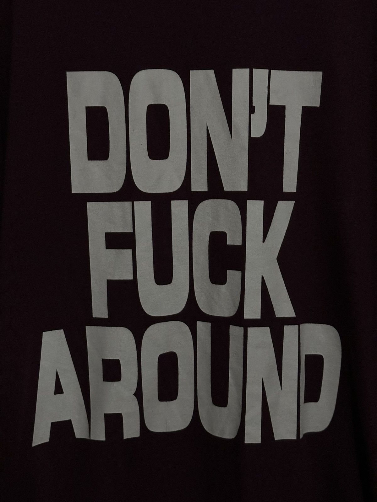 Supreme Supreme Don’t Fuck Around Tee Size US XL / EU 56 / 4 - 2 Thumbnail