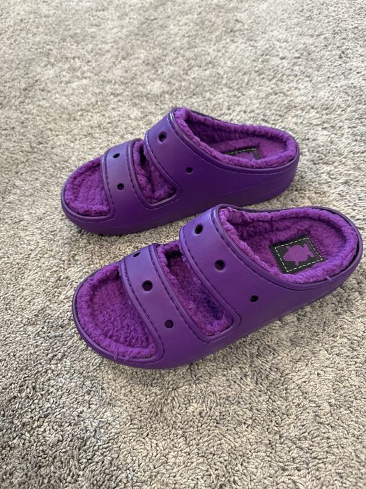 Purple crocs size online 8