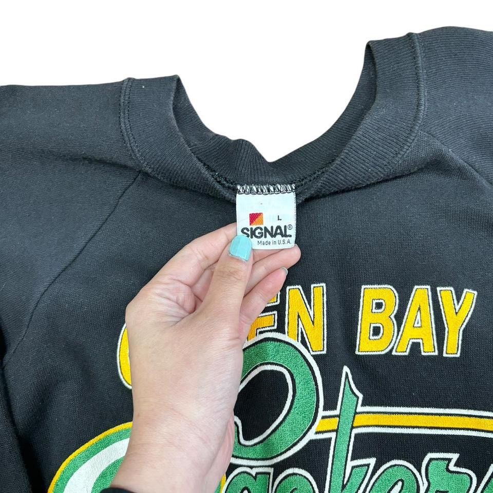 NFL × Vintage Vintage Green Bay Packer sweatshirt size: L Size US L / EU 52-54 / 3 - 3 Thumbnail
