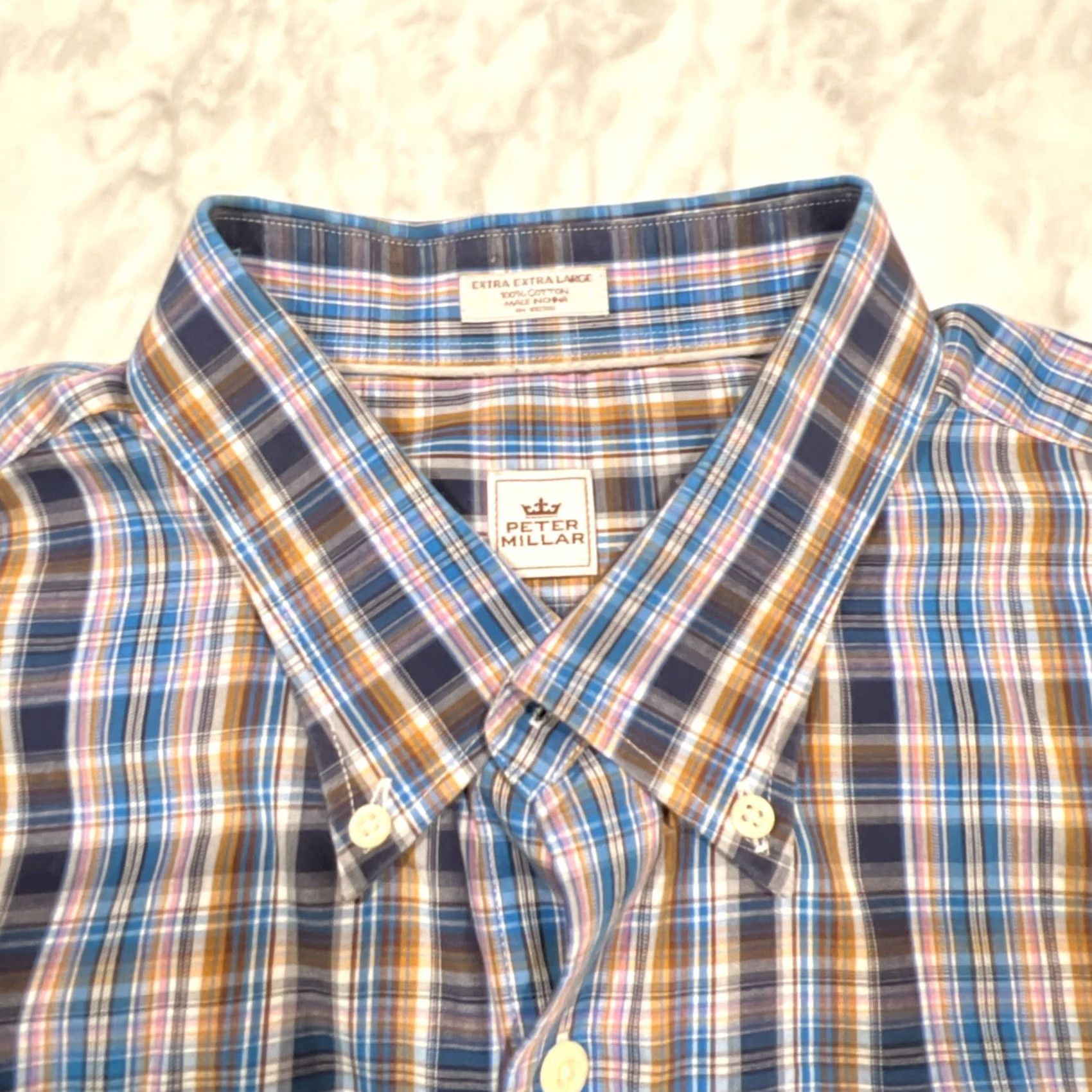 Peter Millar Peter Millar Shirt Men’s 2XL Multi Color Long Sleeve Button Down Work Size US XXL / EU 58 / 5 - 3 Thumbnail