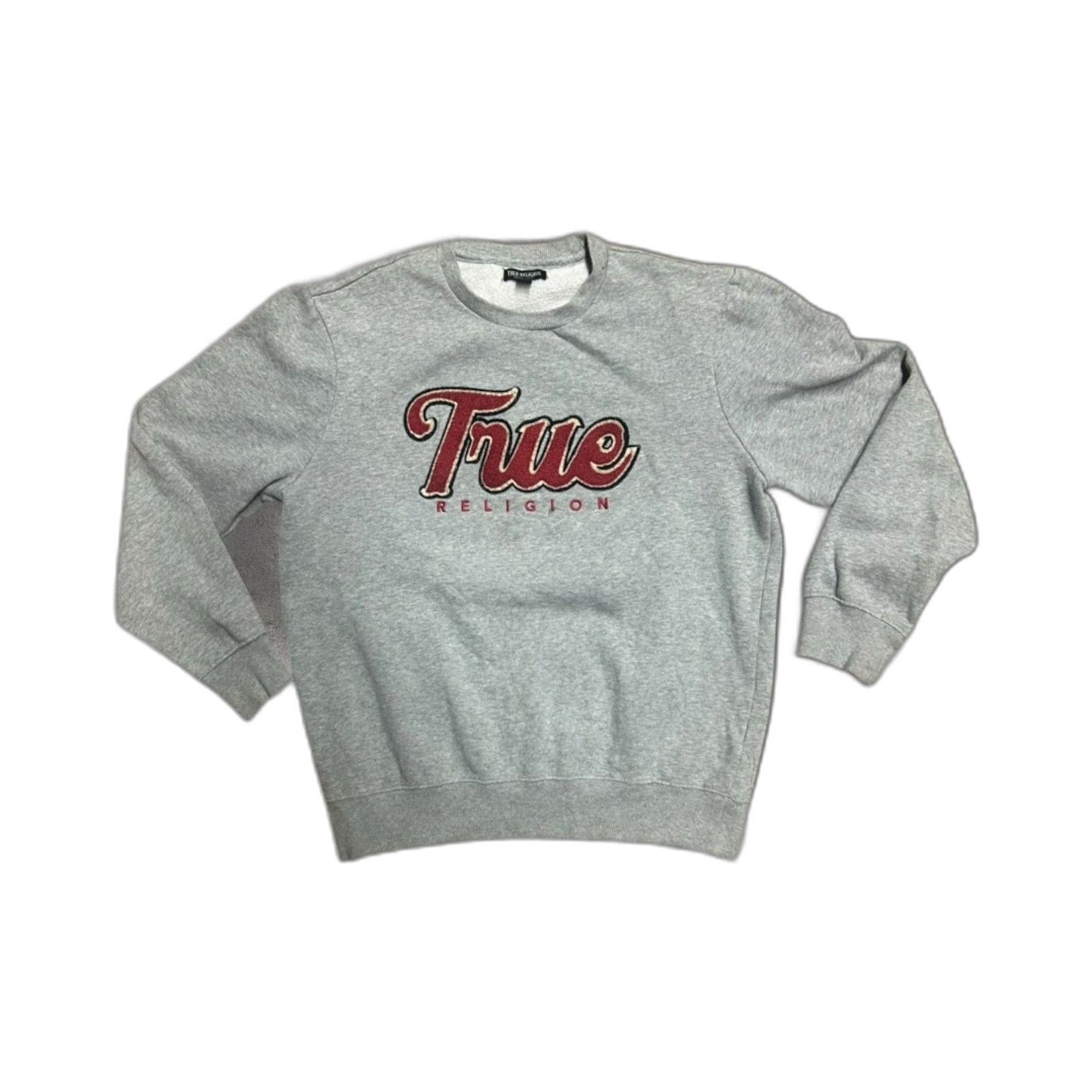 True Religion True Religion Sweatshirt Mens Small Gray Crewneck Embroidere Size US S / EU 44-46 / 1 - 1 Thumbnail