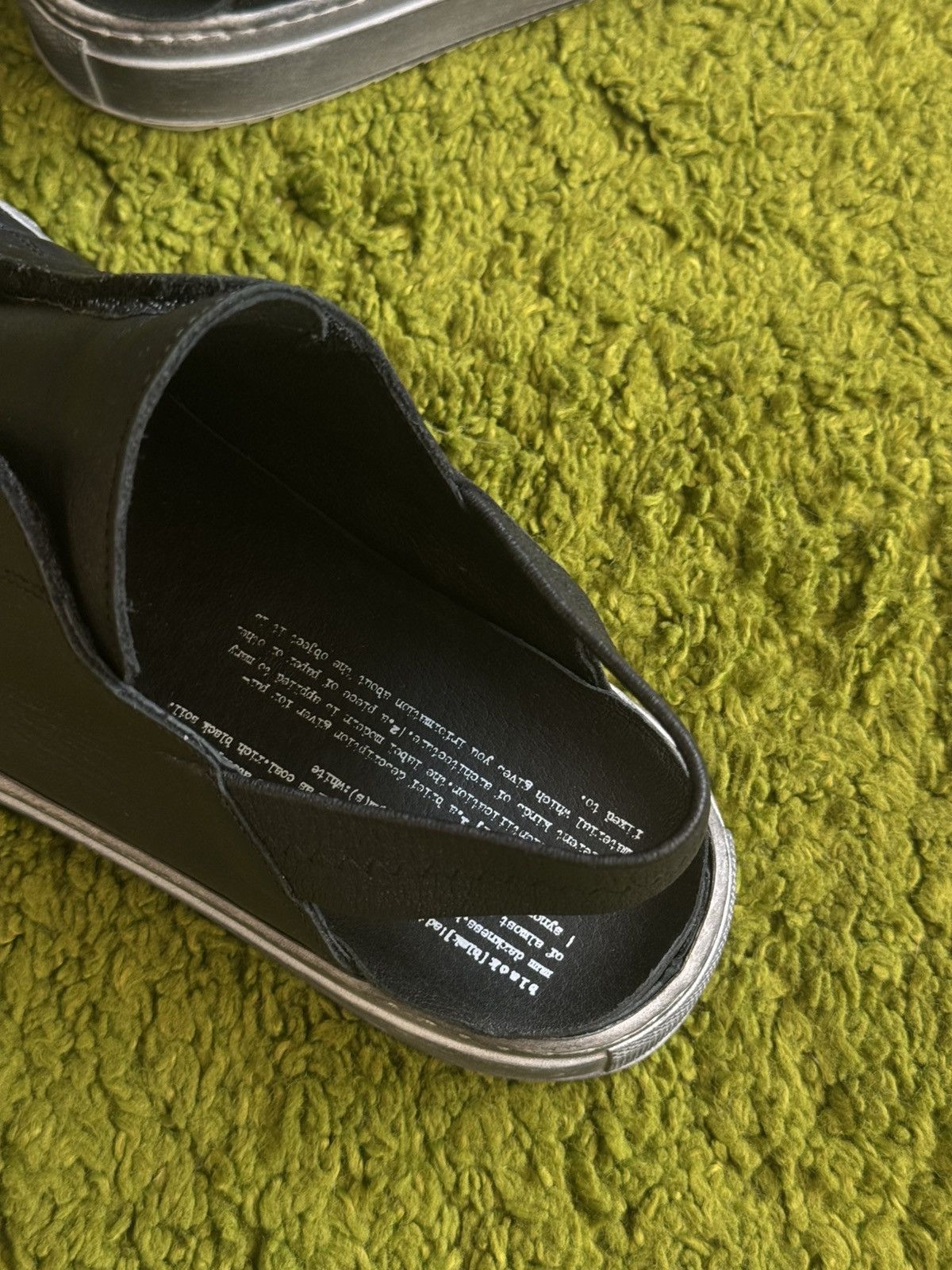 Rundholz Rundholz black label avant garde real leather slipon sandals Size US 8 / IT 38 - 6 Thumbnail