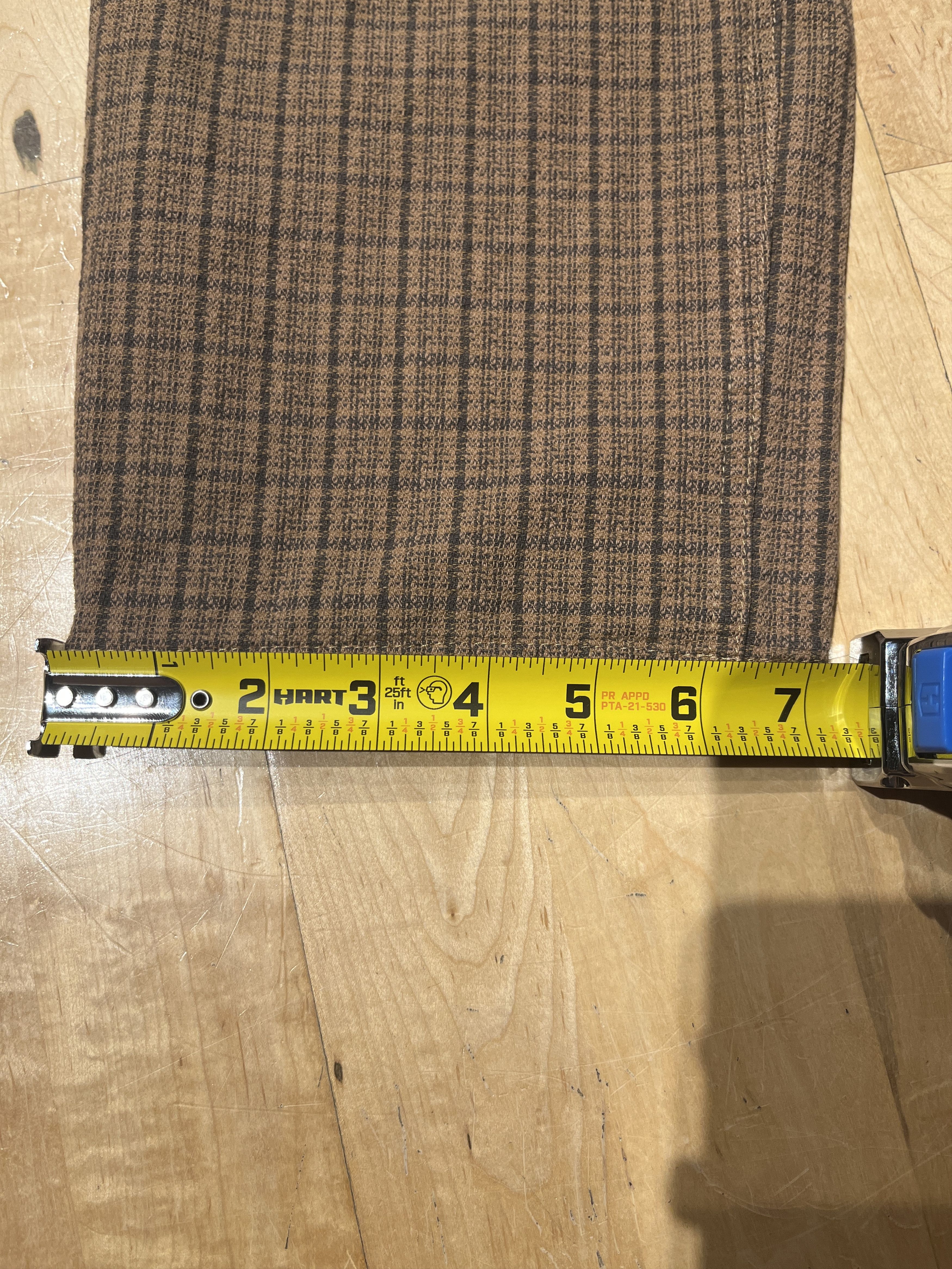 Insight Insight Men's Checked Plaid Brown Pants Adjustable - Medium Size US 30 / EU 46 - 10 Thumbnail