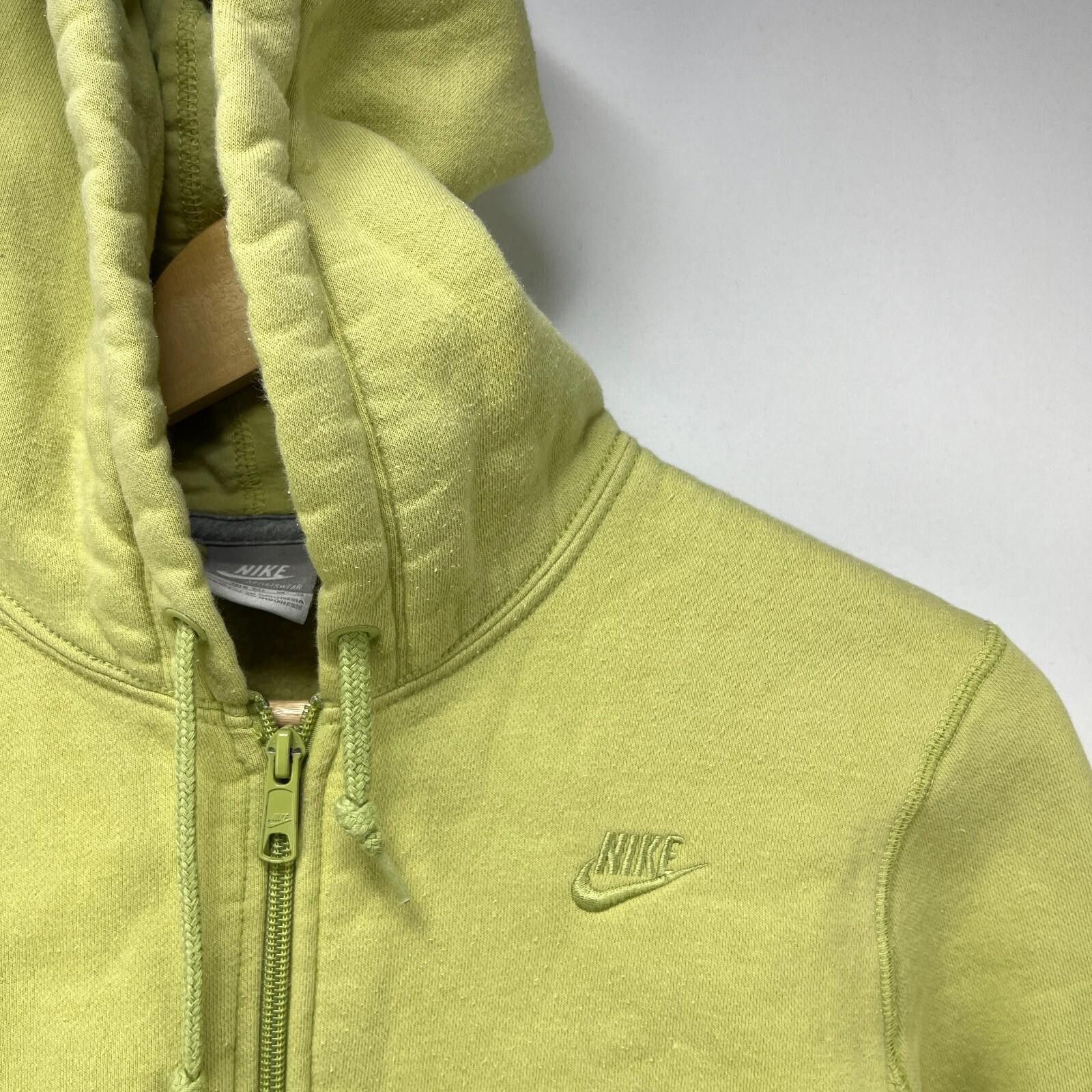 Nike Vintage Y2K Nike Zip-Up Hoodie Swoosh Tonal Women's Medium Size M / US 6-8 / IT 42-44 - 2 Thumbnail