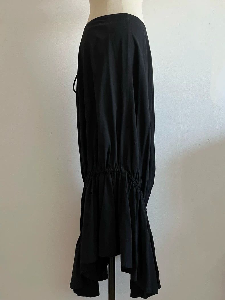 Yohji Yamamoto Yohji Yamamoto size 1 08ss black drawstring half skirt fis Size 25" / US 0 / IT 36 - 4 Thumbnail