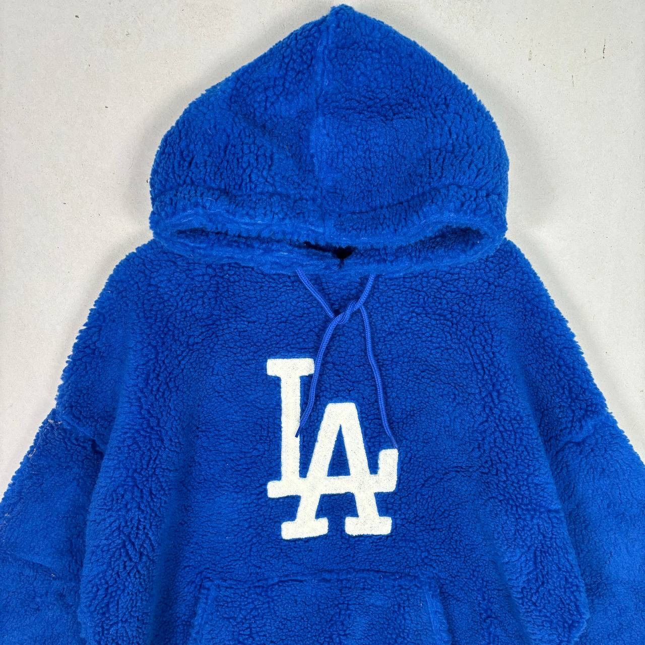Japanese Brand Baggy Vision LA Fleece Sherpa Blue Hoodie Oversized Size US XL / EU 56 / 4 - 3 Thumbnail
