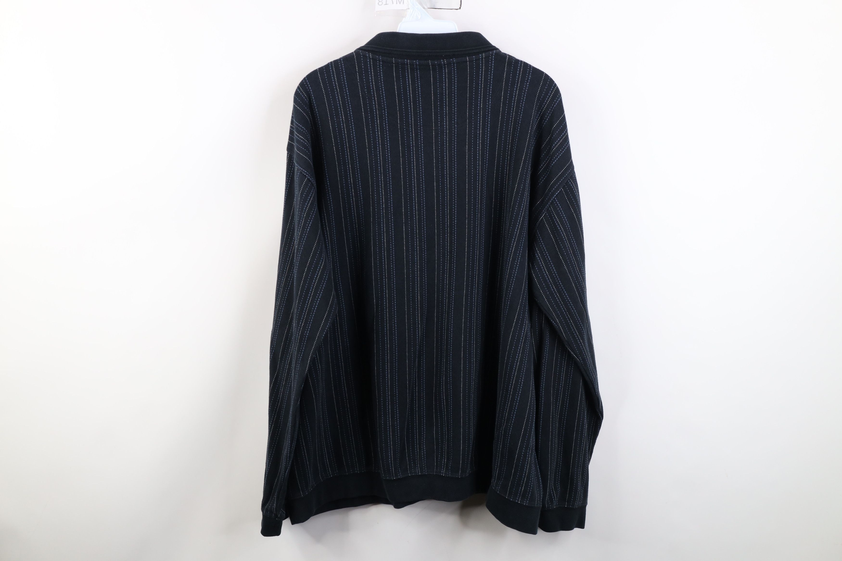 Vintage Vintage 90s Y2K Streetwear Pullover Long Sleeve Polo Mob Size US XXL / EU 58 / 5 - 11 Thumbnail