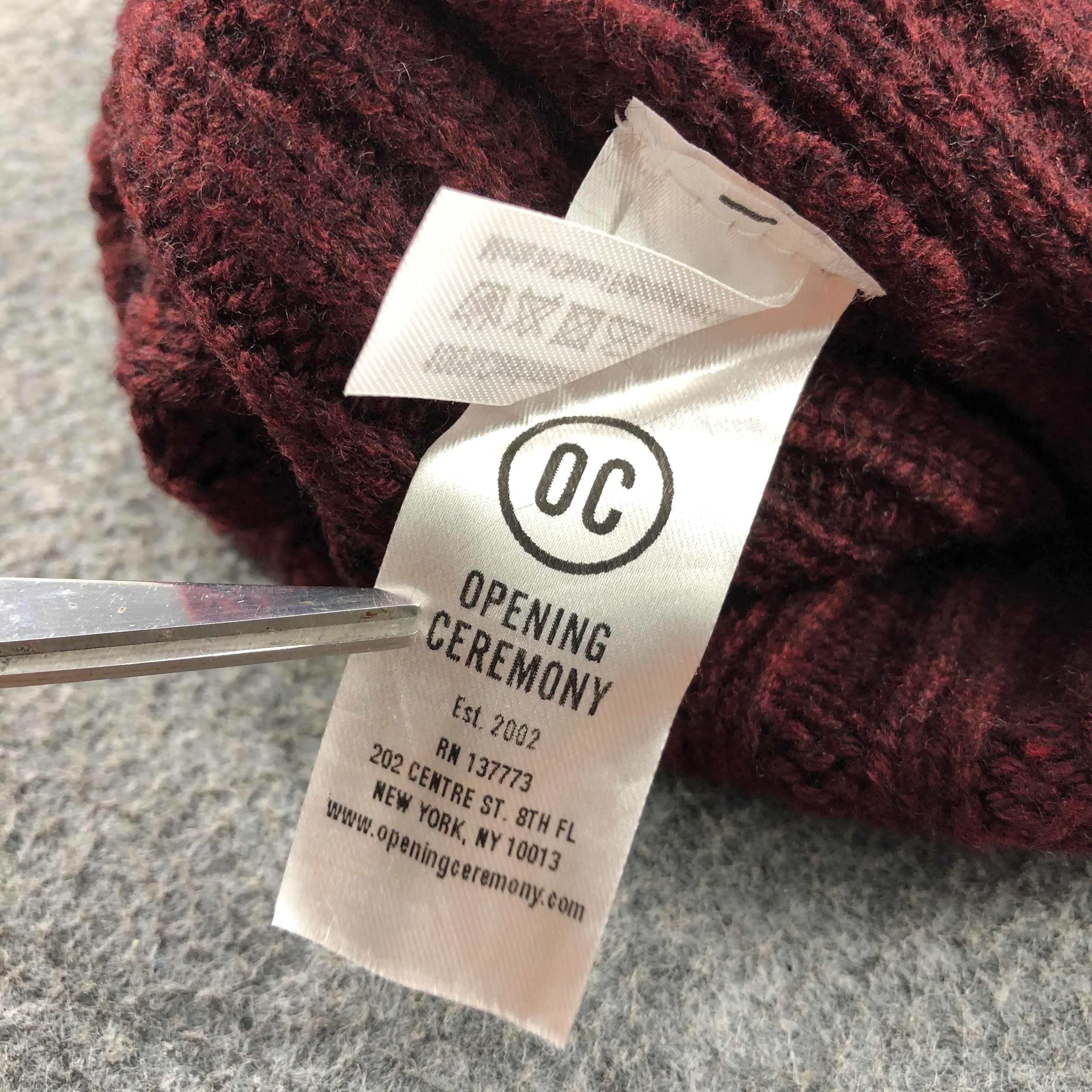 Opening Ceremony Opening Ceremony Cashmere Beanie Snowcap Snow Hat B466 Size ONE SIZE - 8 Thumbnail