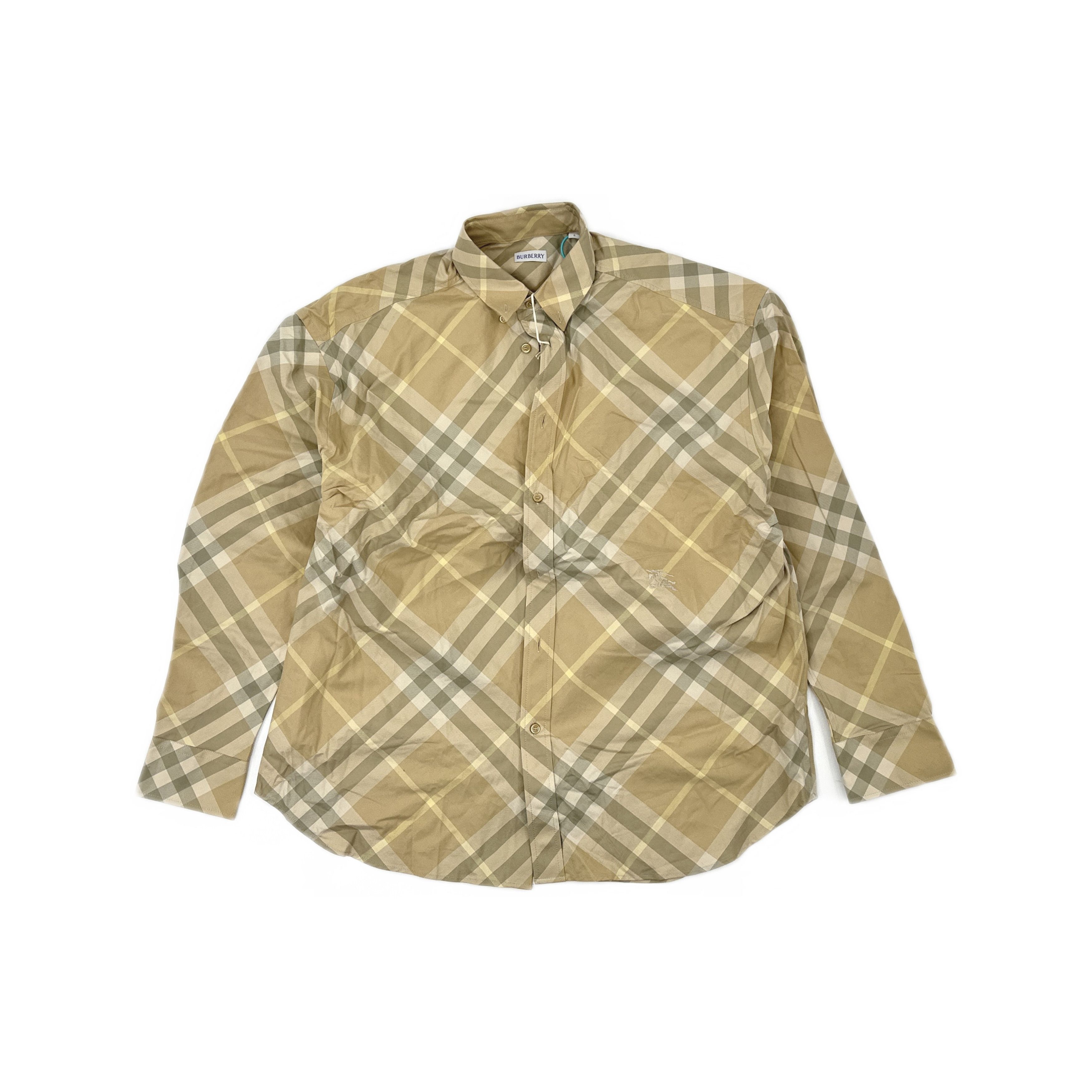 Burberry Burberry Check Print Button Up Shirt Size L Size US L / EU 52-54 / 3 - 1 Thumbnail