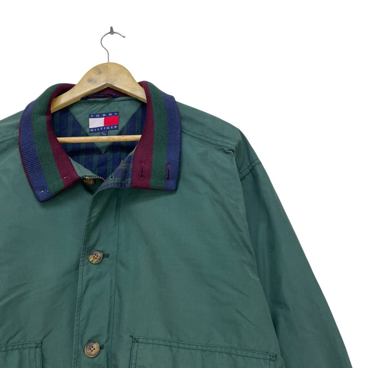 Tommy Hilfiger × Vintage 💥Vintage 90s Tommy Hilfiger Bomber Jacket Size US XL / EU 56 / 4 - 4 Thumbnail