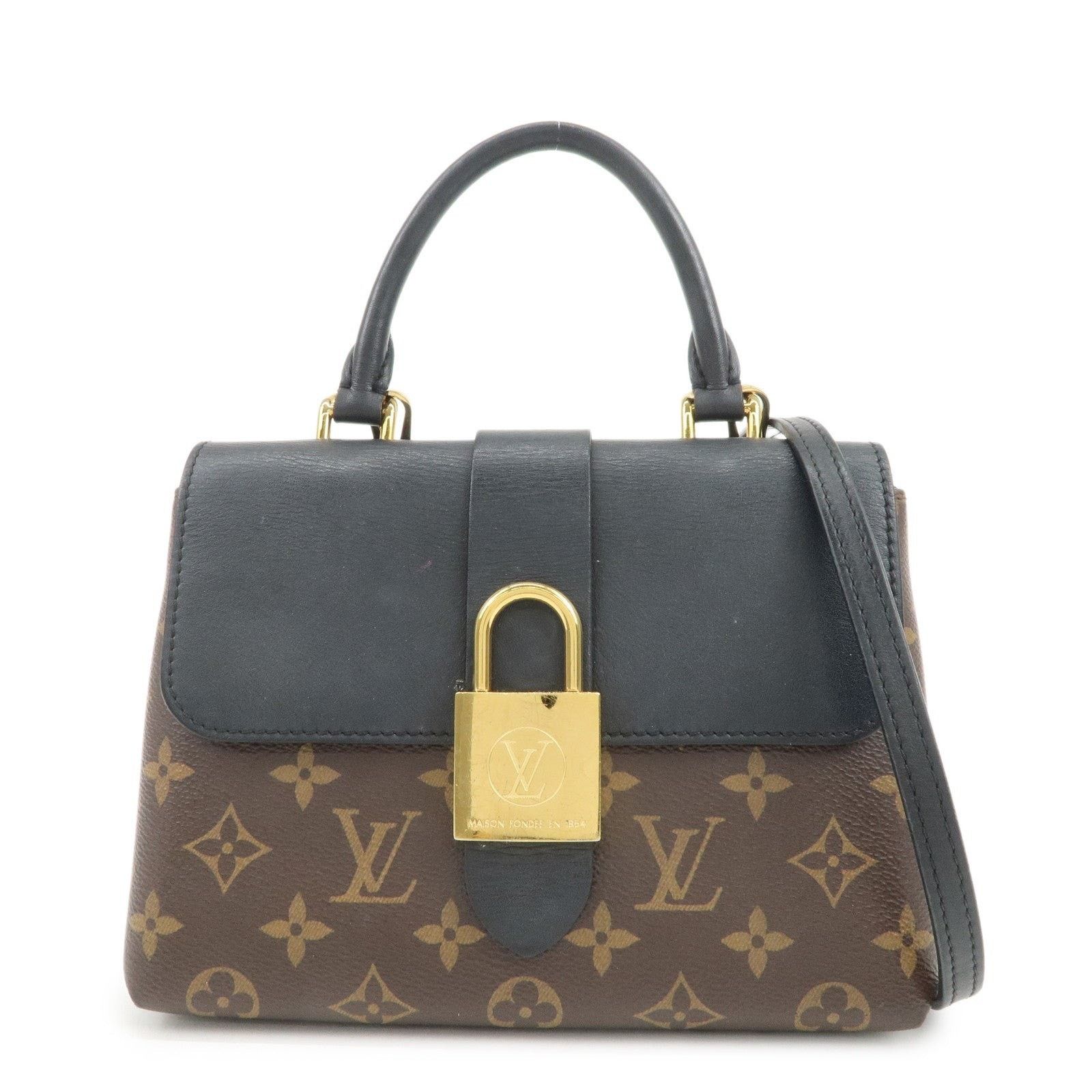 Louis Vuitton Louis Vuitton Monogram Rocky BB Top Handle Bag Brown Size ONE SIZE - 1 Thumbnail