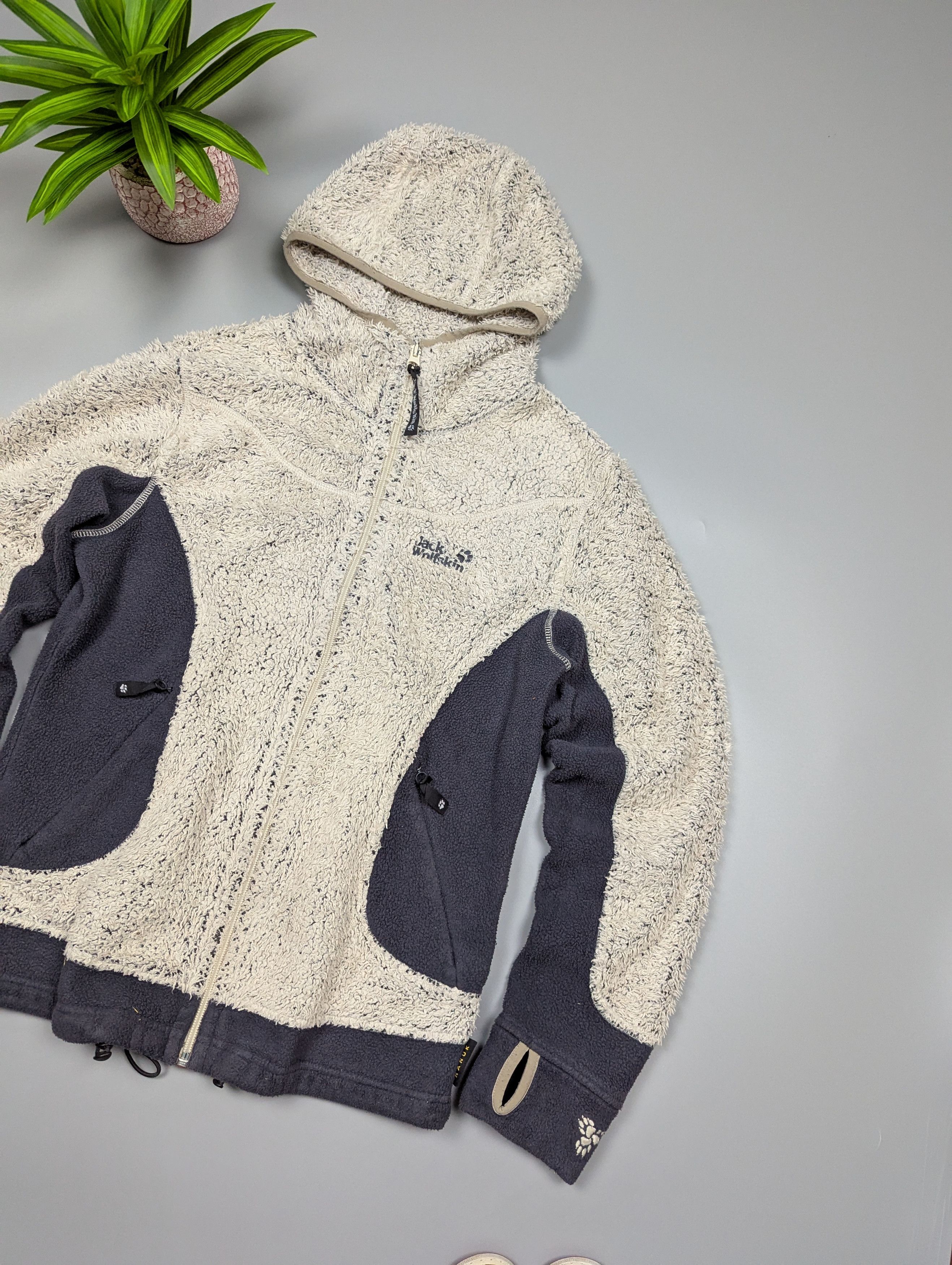 Jack Wolfskin Jack Wolfskin Fleece Outdoor Gorpcore Jacket Sherpa Size M / US 6-8 / IT 42-44 - 5 Thumbnail