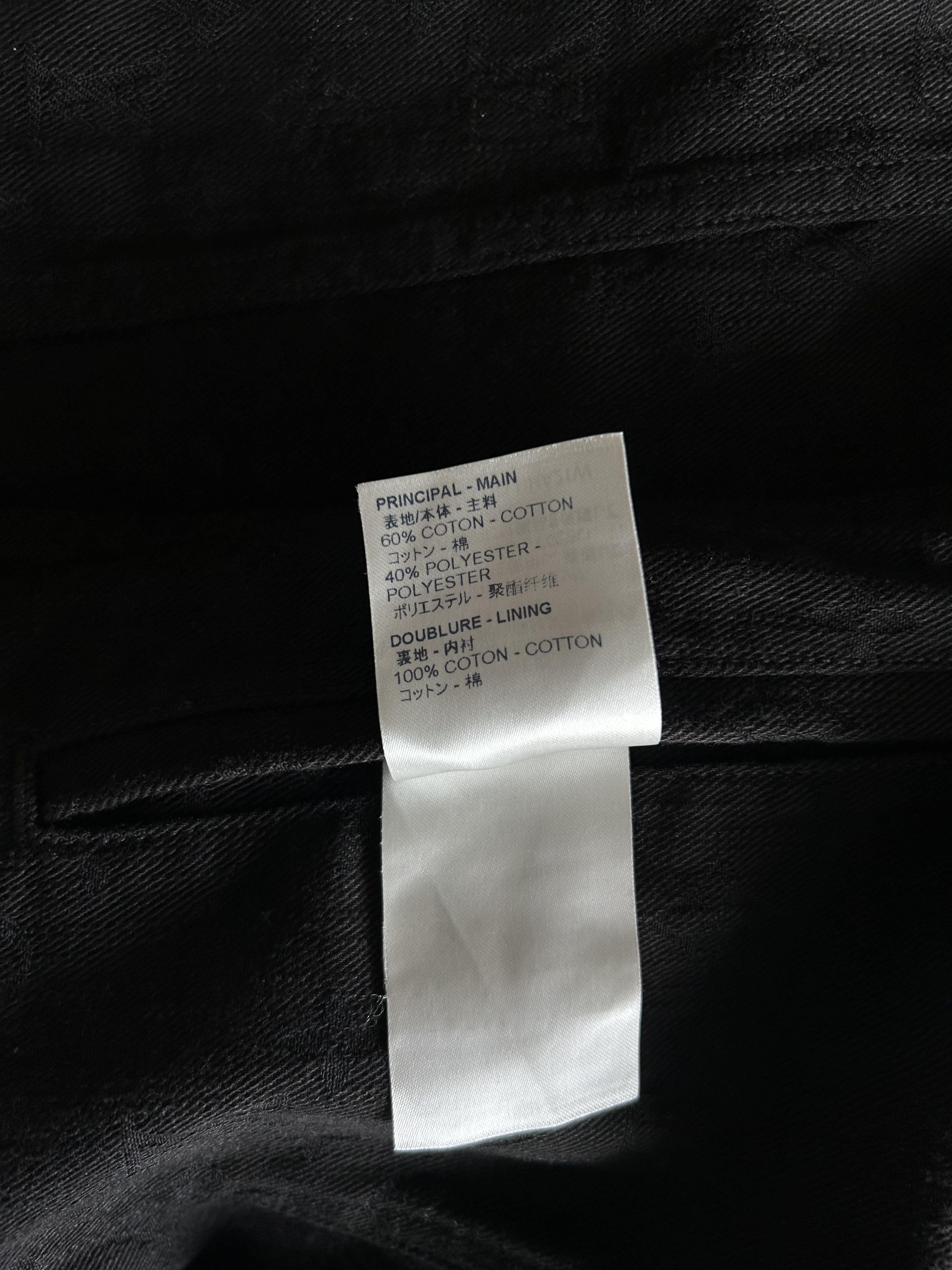 Louis Vuitton Louis Vuitton Black Monogram Denim Jacket Size US L / EU 52-54 / 3 - 5 Thumbnail