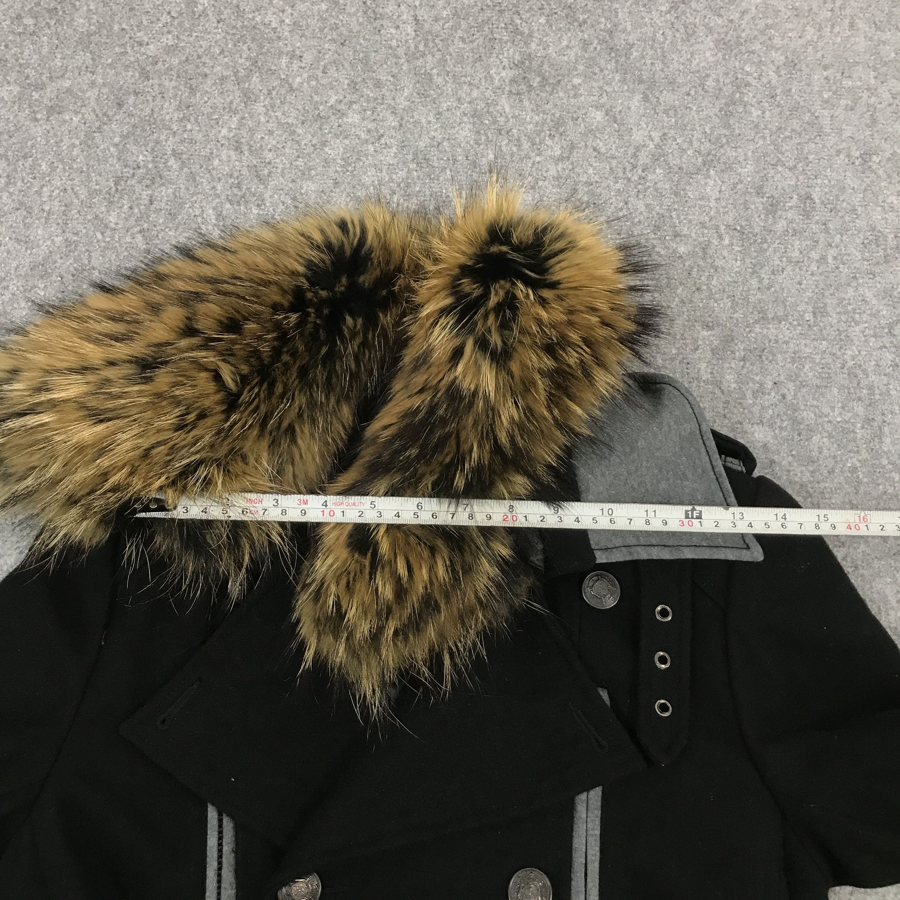 GOSTAR DE FUGA × If Six Was Nine × Japanese Brand FUGA DOUBLE BREASTED FUR COLLAR WOOL JACKET Size US S / EU 44-46 / 1 - 9 Thumbnail