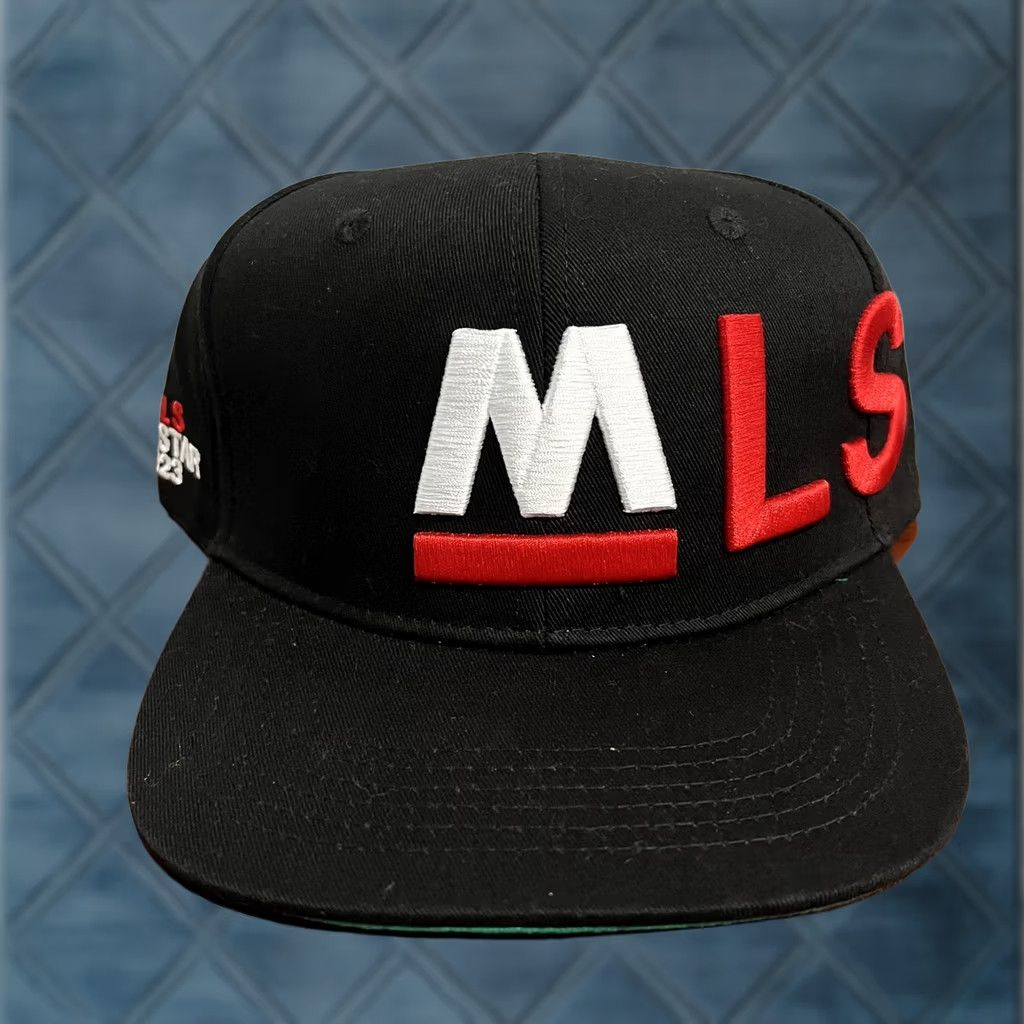 Vintage MLS Hat Cap All Star Game 2023 Soccer Snap Back Event Exclusive Black Green Brim Mens Size ONE SIZE - 1 Thumbnail