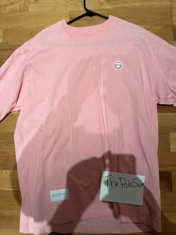 Aape AAPE BY A BATHING APE - Pink Patch T-Shirt Size US XL / EU 56 / 4 - 1 Thumbnail