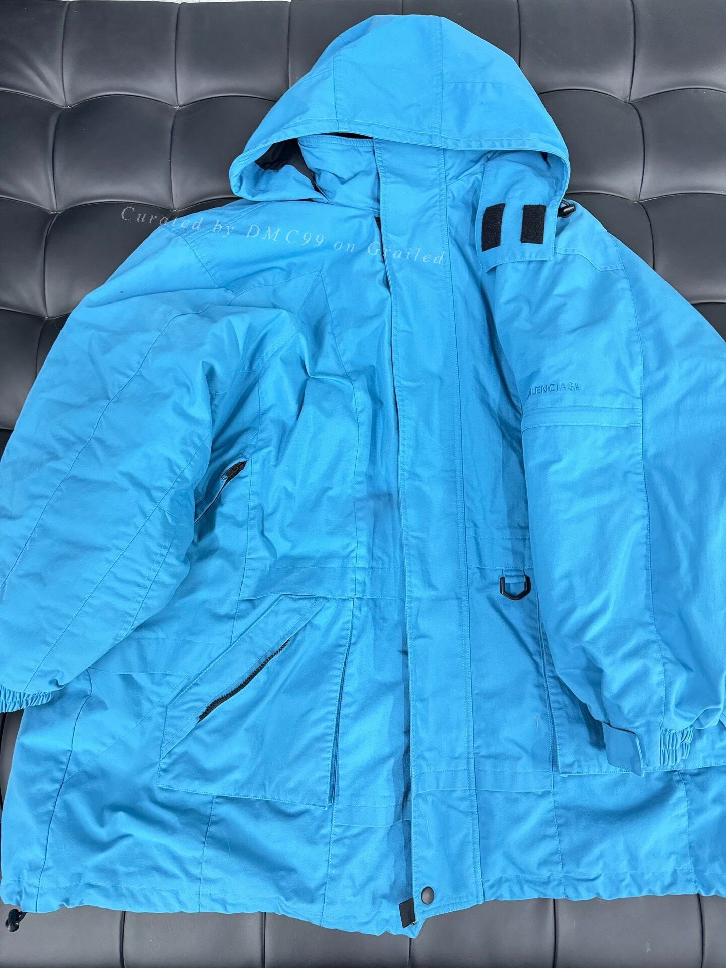 Balenciaga Balenciaga 18FW 7-Layer Blue Coat Size US M / EU 48-50 / 2 - 1 Thumbnail