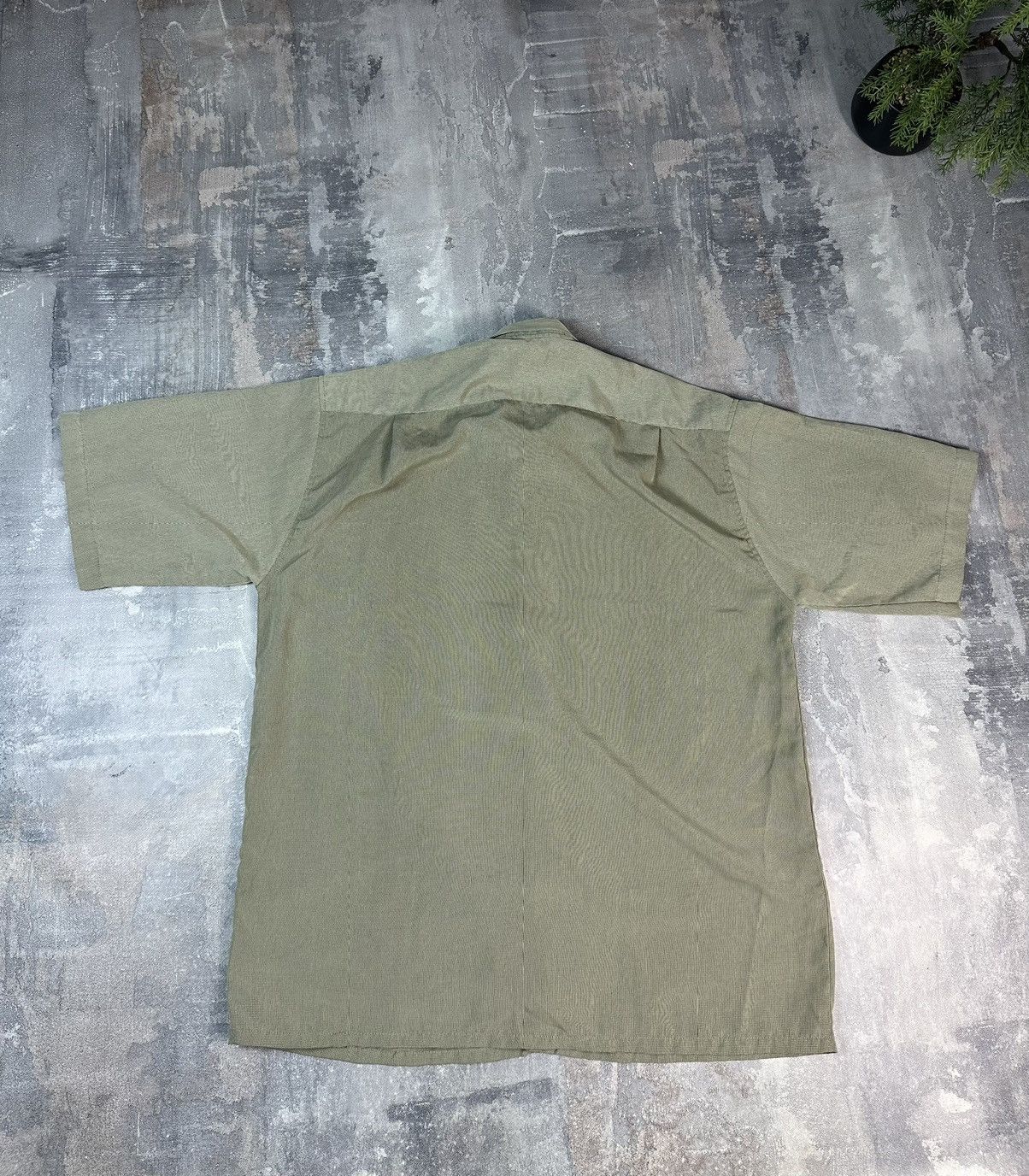 Vintage × Yves Saint Laurent Yves Saint Lauren short sleeve shirt Size US L / EU 52-54 / 3 - 2 Thumbnail