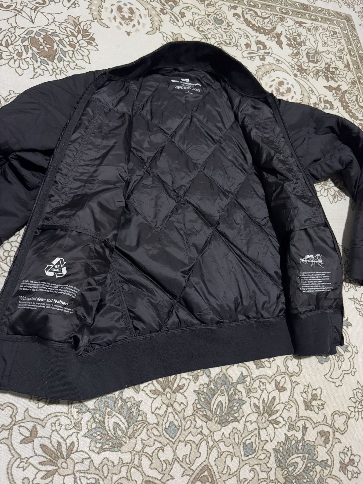 Beauty Beast × Uniqlo × White Mountaineering RARE! White Mountaineering Uniqlo Hybrid Down Quilted Jacket Size US S / EU 44-46 / 1 - 5 Thumbnail