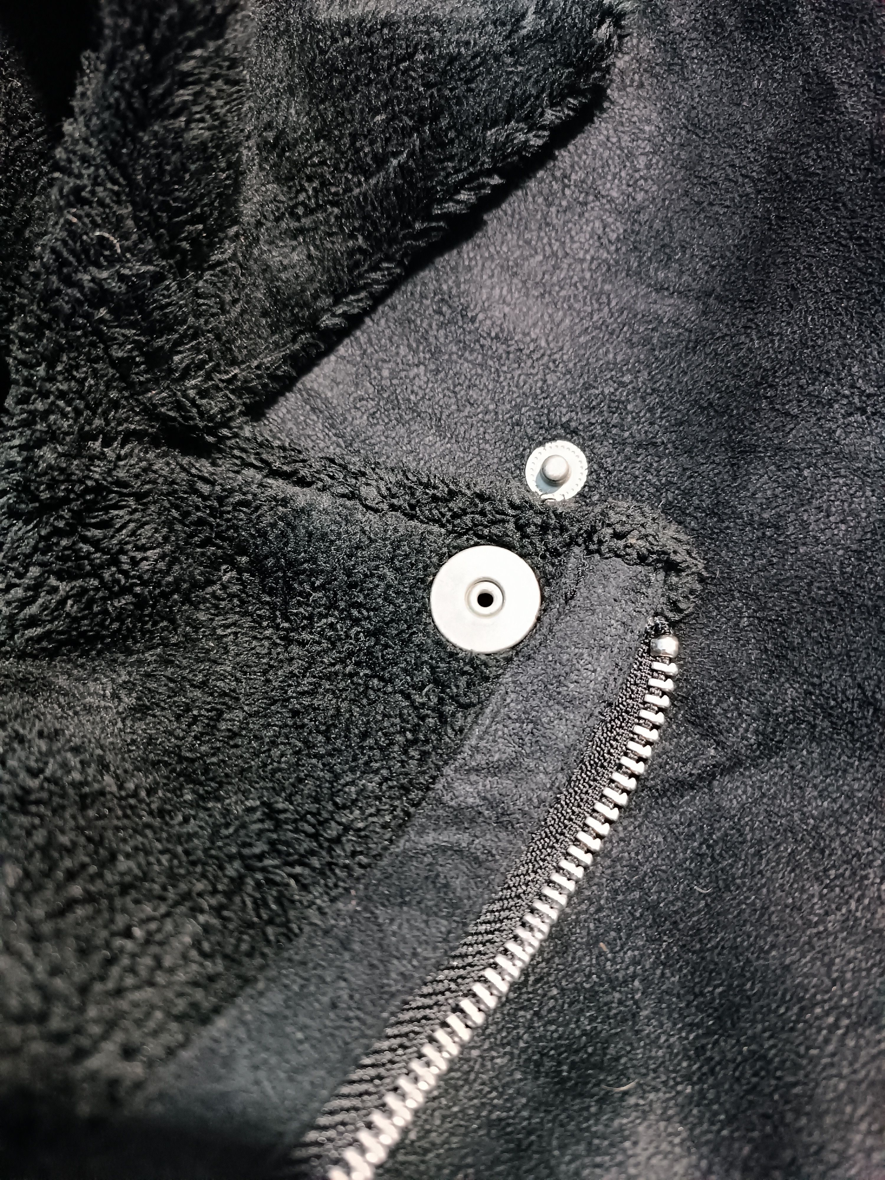 Japanese Brand Comme Ca Ism Suede Mouton Zip Rider Jacket Size US M / EU 48-50 / 2 - 7 Thumbnail
