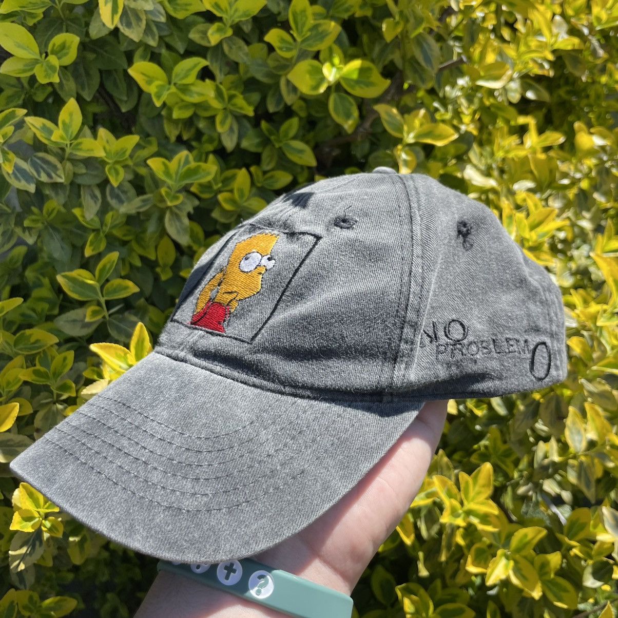 The Simpsons Vintage 1993 The Simpsons Bart No Problem Hat Size ONE SIZE - 2 Thumbnail