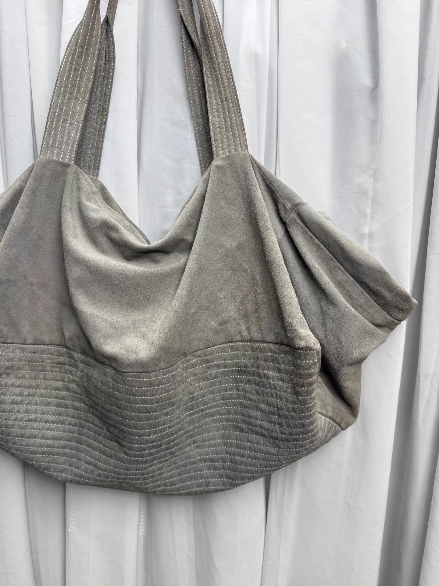 Ann Demeulemeester Ann Demeulemeester Oversized Suede Tote Bag K20 Size ONE SIZE - 2 Thumbnail