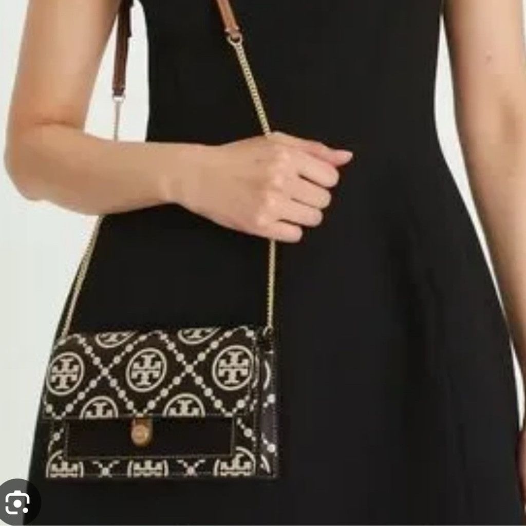 Tory Burch Tory Burch Black and White Women's Bag Size ONE SIZE - 10 Thumbnail