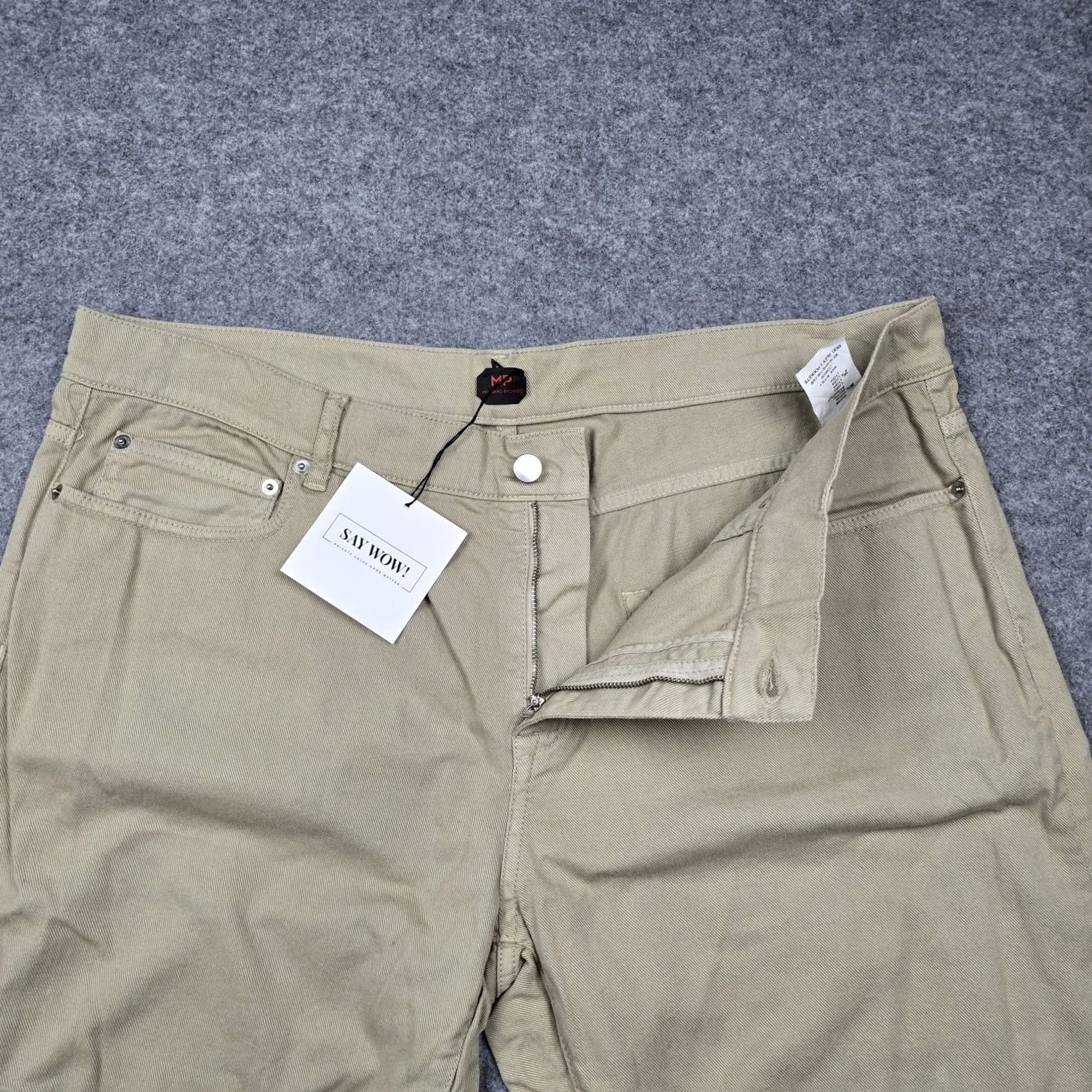 MP Massimo Piombo Massimo Piombo Alex 5 Pockets Jeans Mens Beige Denim Straight Italy New 34x34 Size US 40 / EU 56 - 3 Thumbnail