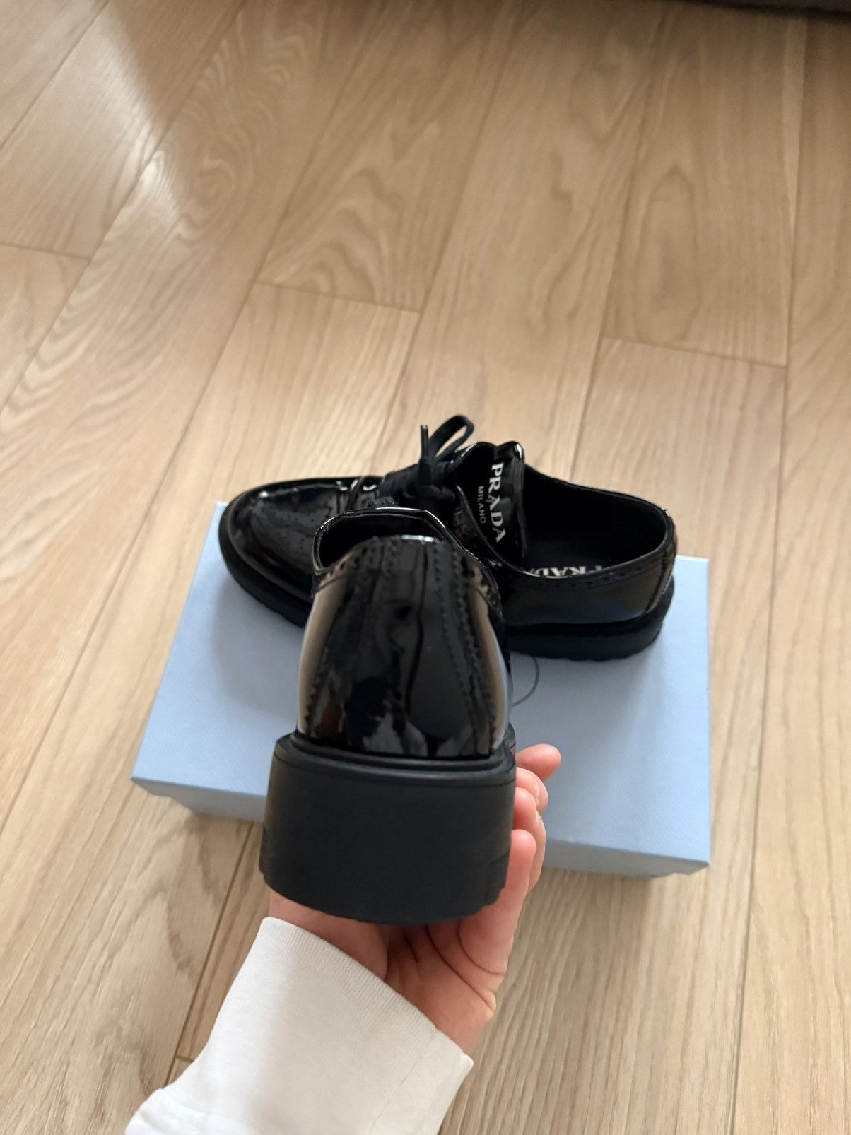 Prada Prada chocolate brushed leather loafers Size US 6 / IT 36 - 7 Thumbnail