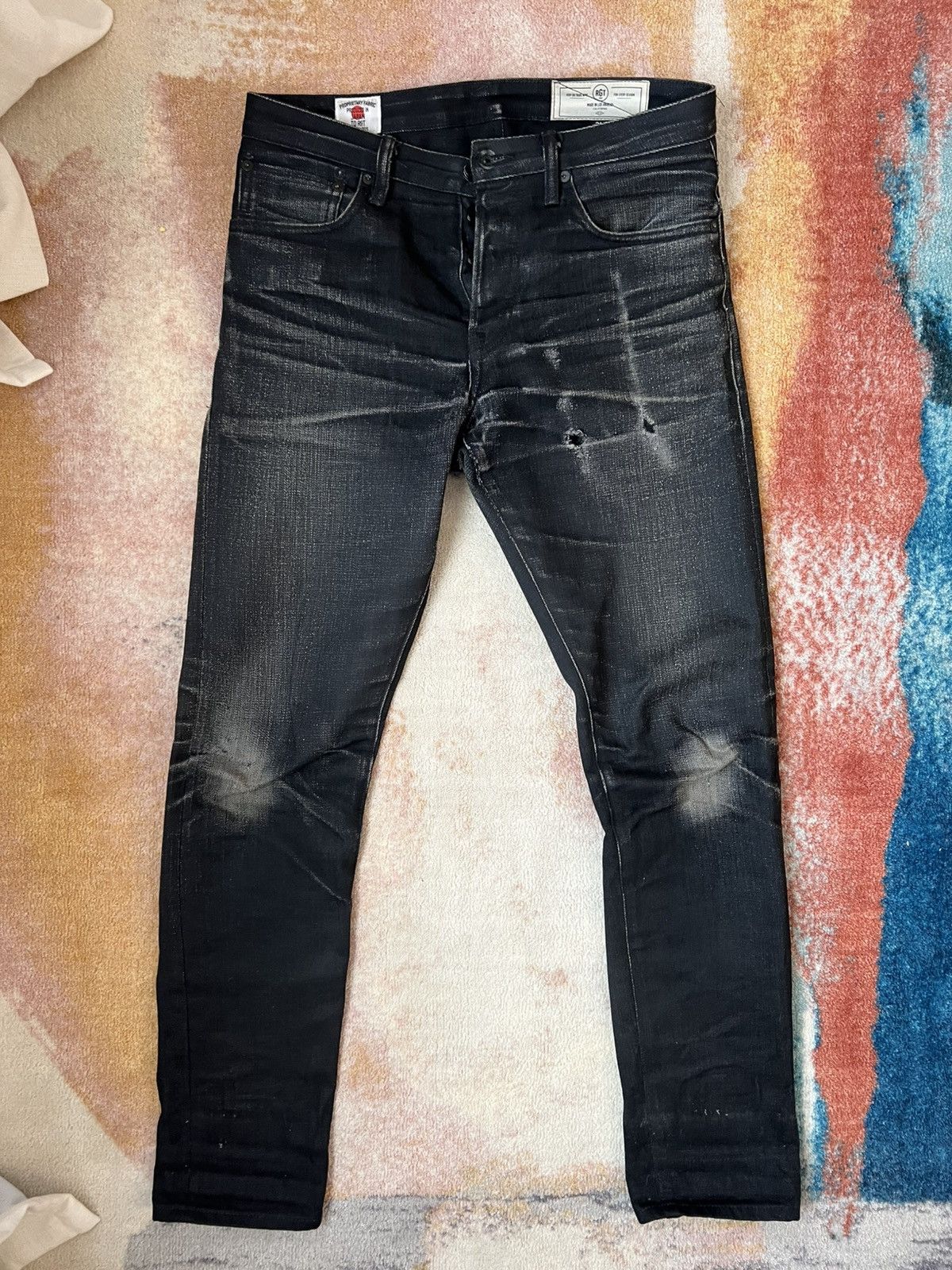 Rogue Territory Cryptic Stealth Strong Taper Denim Size US 31 - 1 Thumbnail