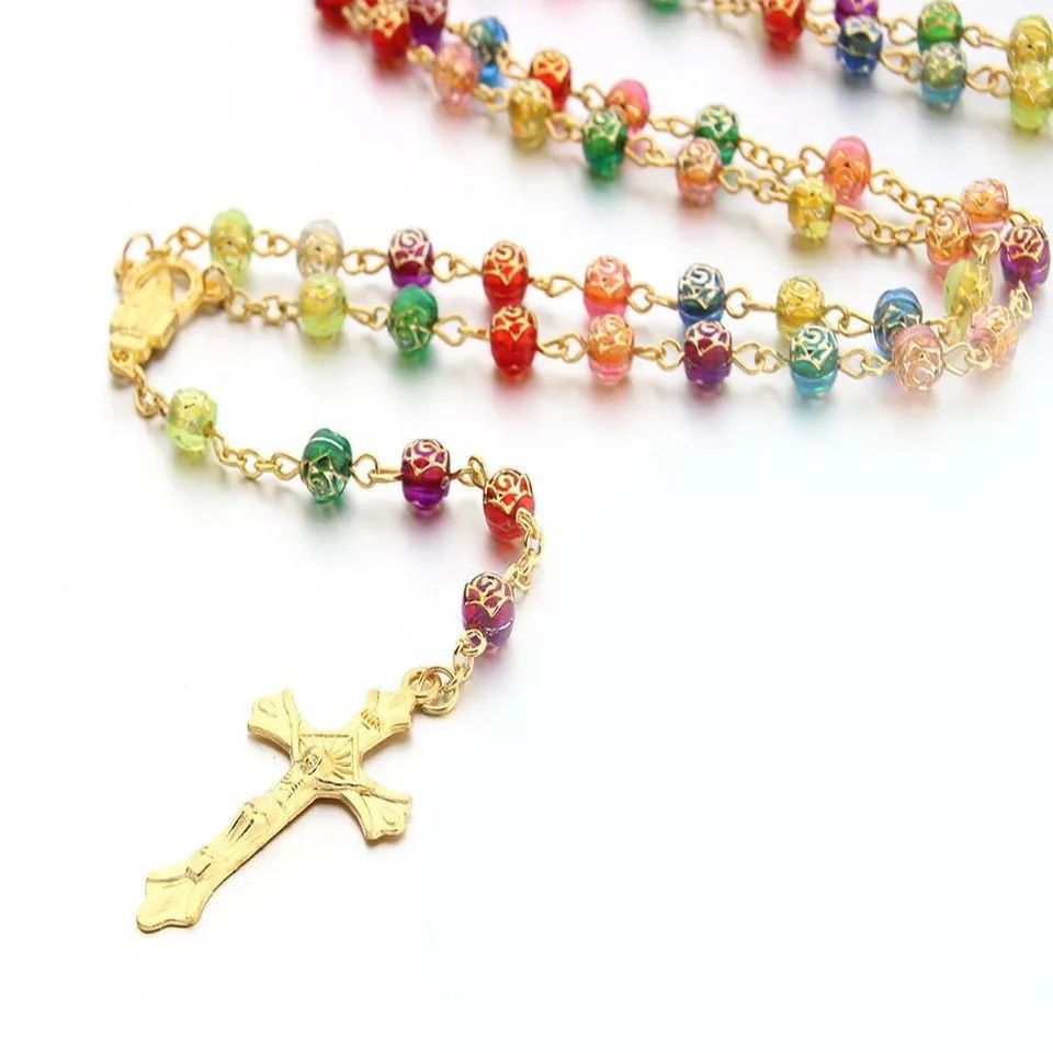 Other Catholic Rosary Bead Necklace Size ONE SIZE - 2 Thumbnail