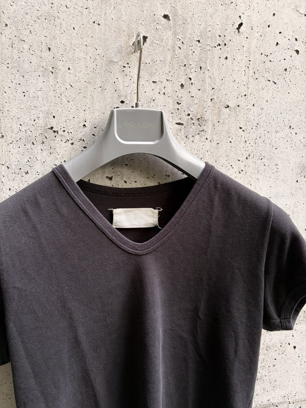 Maison Margiela 1990s Margiela artisenal white label V Neck t shirt Size US XS / EU 42 / 0 - 3 Thumbnail