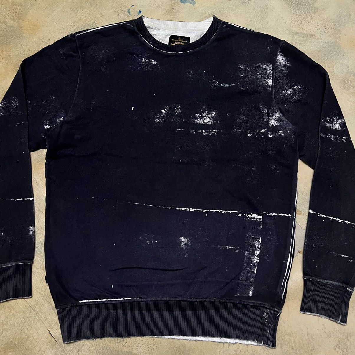 Vivienne Westwood Vivienne Westwood Anglomania Distress Punk Style Sweatshirt Size US L / EU 52-54 / 3 - 4 Thumbnail