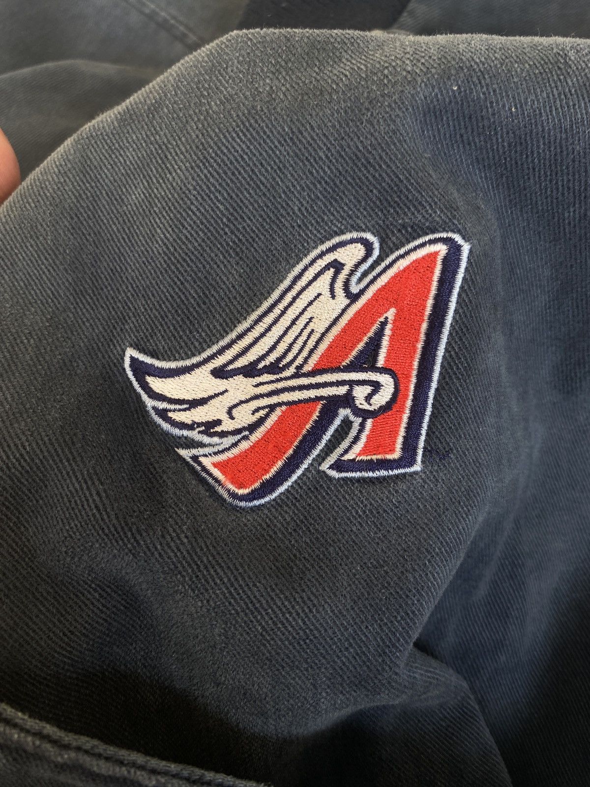 MLB × Vintage VINTAGE MLB ANAHEIM ANGELS DENIM VARSITY JACKET Size US M / EU 48-50 / 2 - 9 Thumbnail