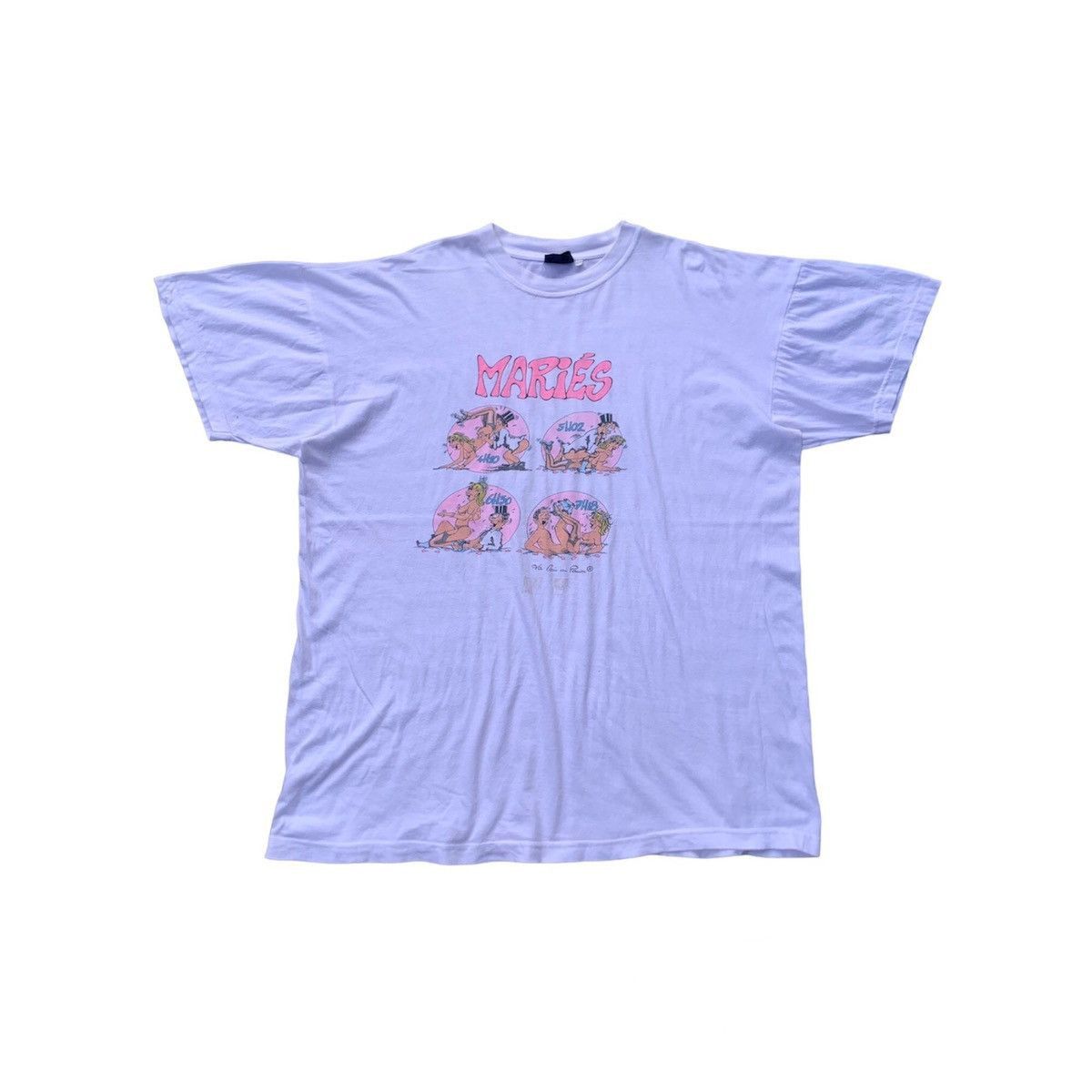 Vintage Vintage 90s Adult Humor Cartoon Graphic Porn Tee Size US XL / EU 56 / 4 - 1 Thumbnail