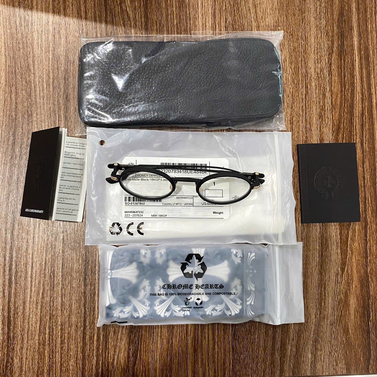 Chrome Hearts CHROME HEARTS HONEY DIPPED EYEGLASSES Size ONE SIZE - 10 Thumbnail
