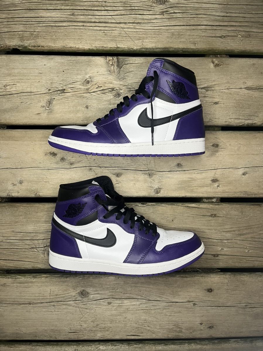 Jordan Brand Air Jordan Retro 1 High OG Court Purple 2.0 Size US 9 / EU 42 - 1 Thumbnail