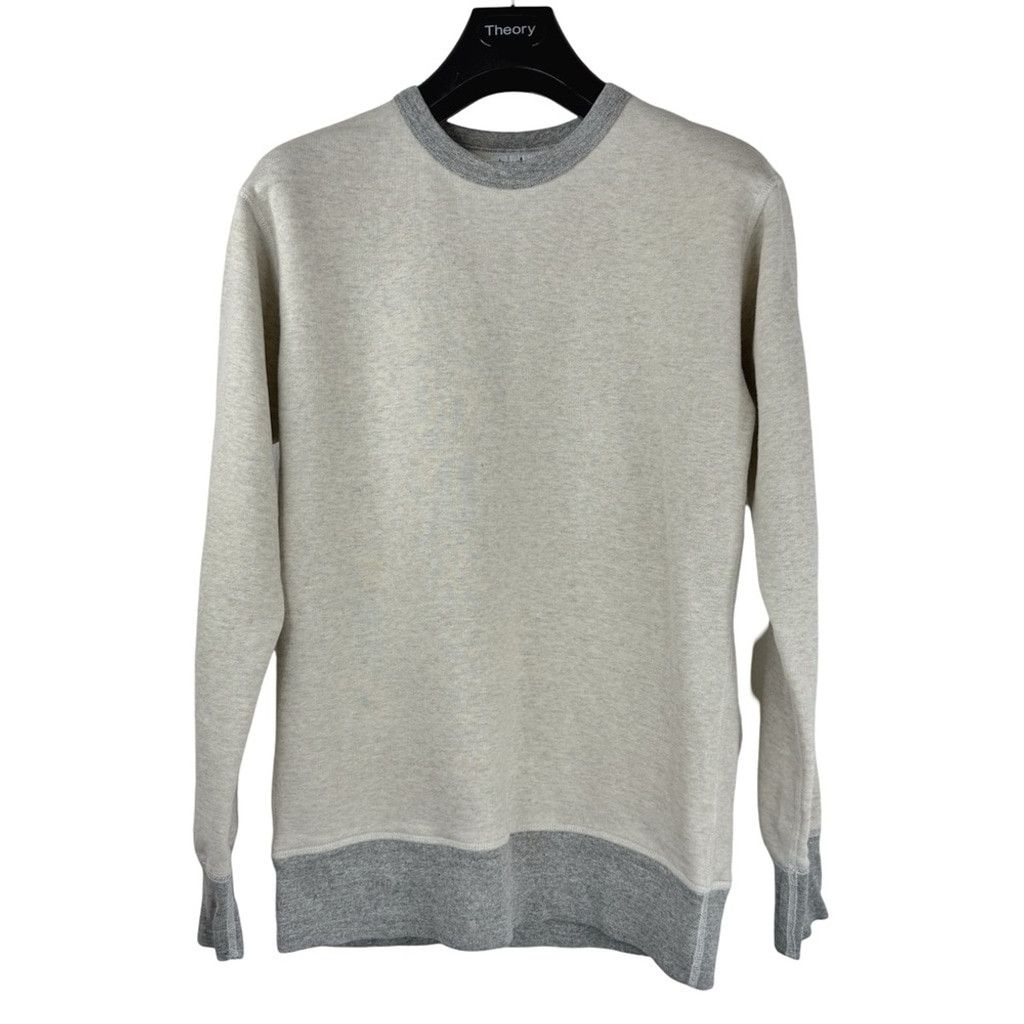 Steven Alan STEVEN ALAN Men's Designer Cream Crew Neck Sweatshirt XS Size US XS / EU 42 / 0 - 2 Thumbnail