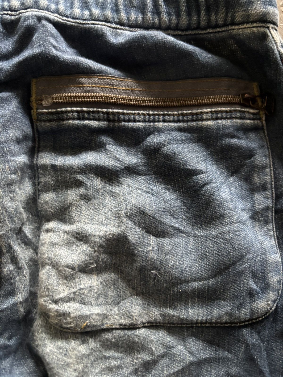 Hysteric Glamour × Japanese Brand RARE HYSTERIC GLAMOUR sweatpant denim distressed patchwork Size US 31 - 17 Thumbnail