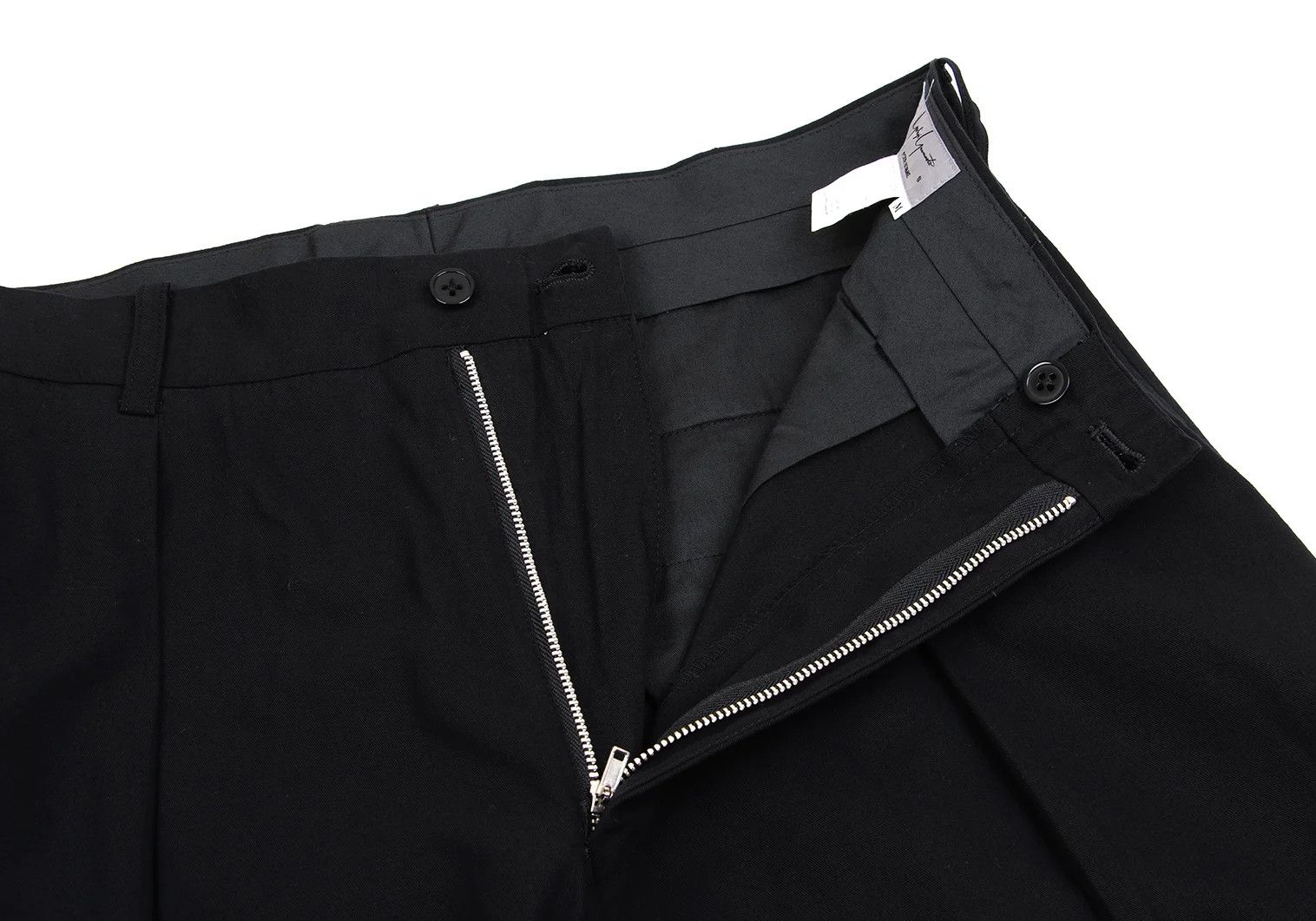 Yohji Yamamoto Yohji Yamamoto Cotton Pants Black M Size US 38 / EU 54 - 4 Thumbnail